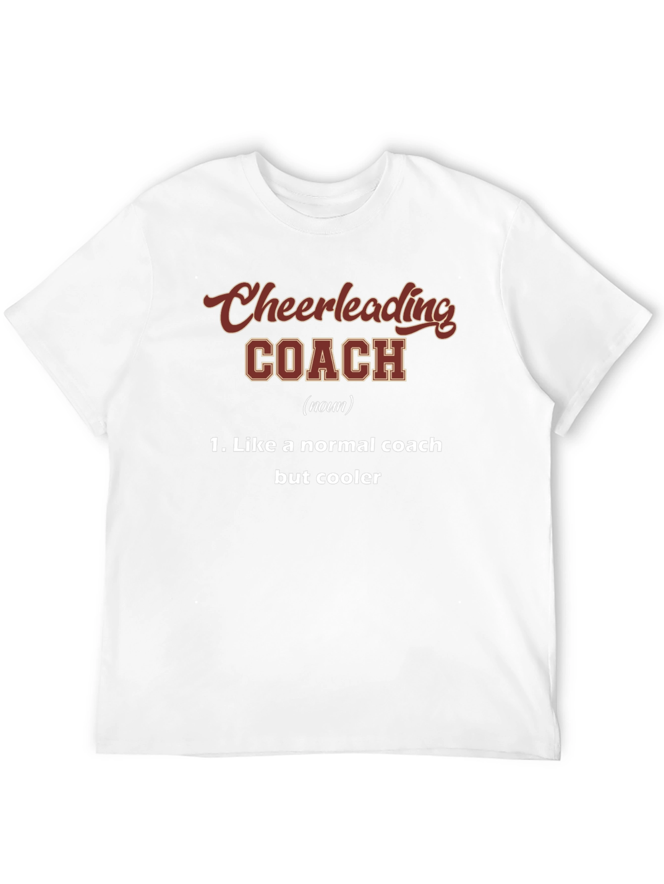 Cheerleading Coach Definition Graphic T-Shirt