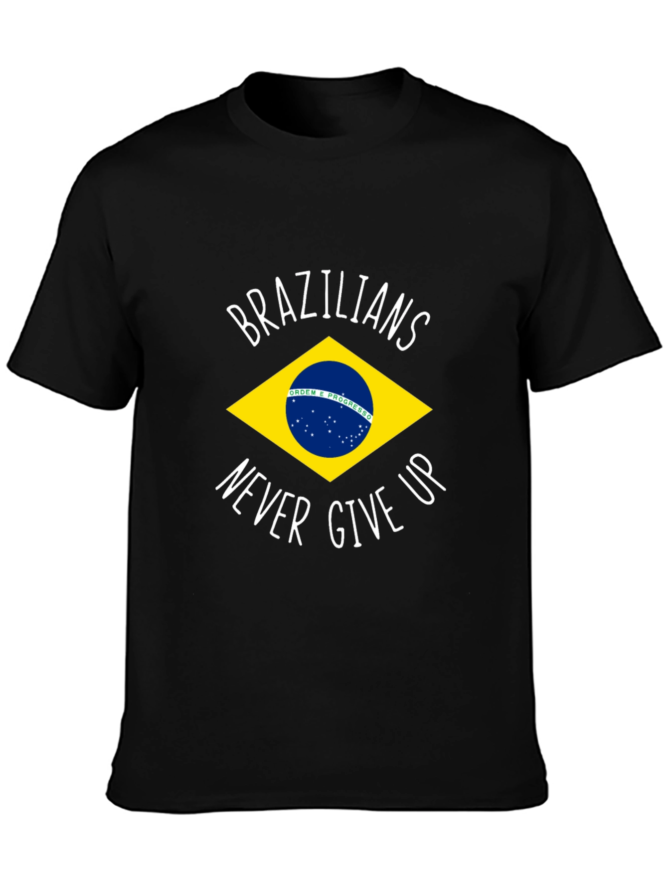 Brazilian Pride T-Shirt - Never Give Up