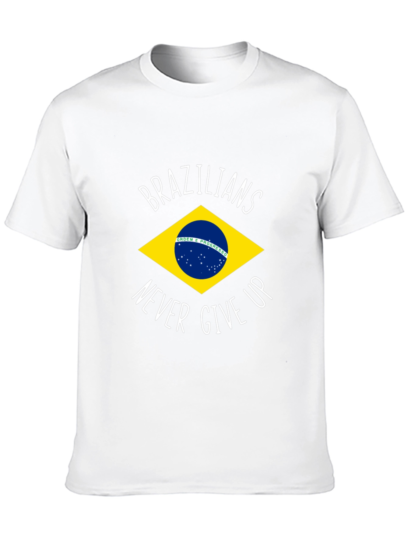 Brazilian Pride T-Shirt - Never Give Up