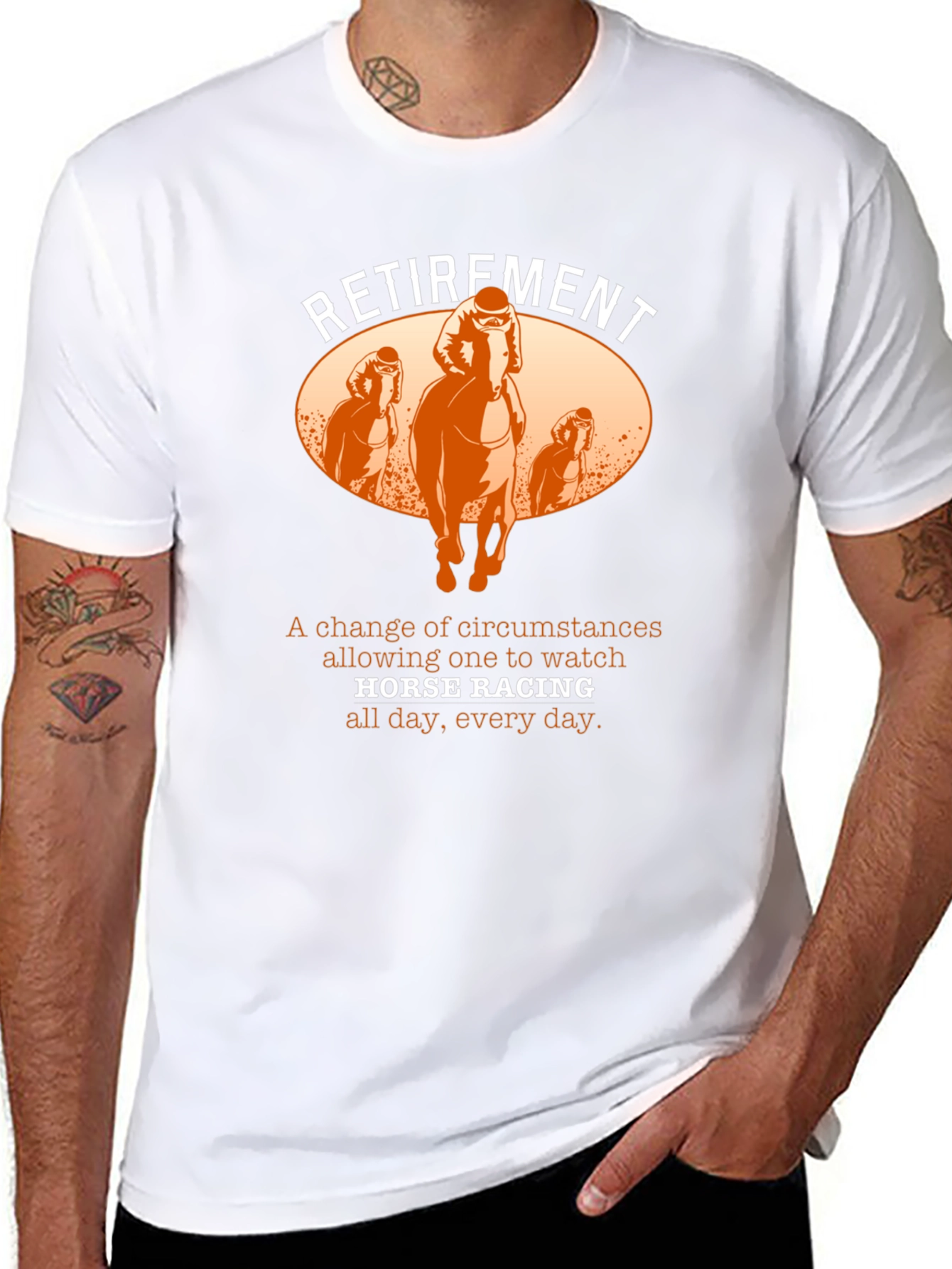 Retirement Horse Racing T-Shirt