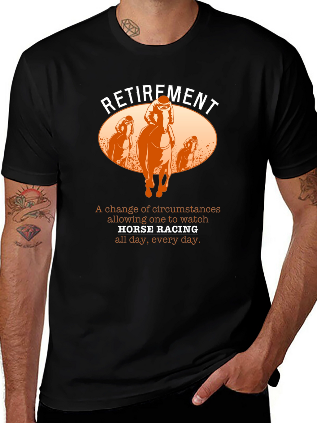 Retirement Horse Racing T-Shirt