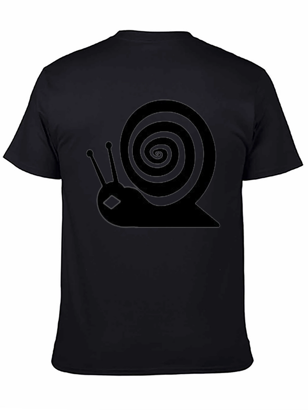 Hypnotic Snail Black Graphic Tee