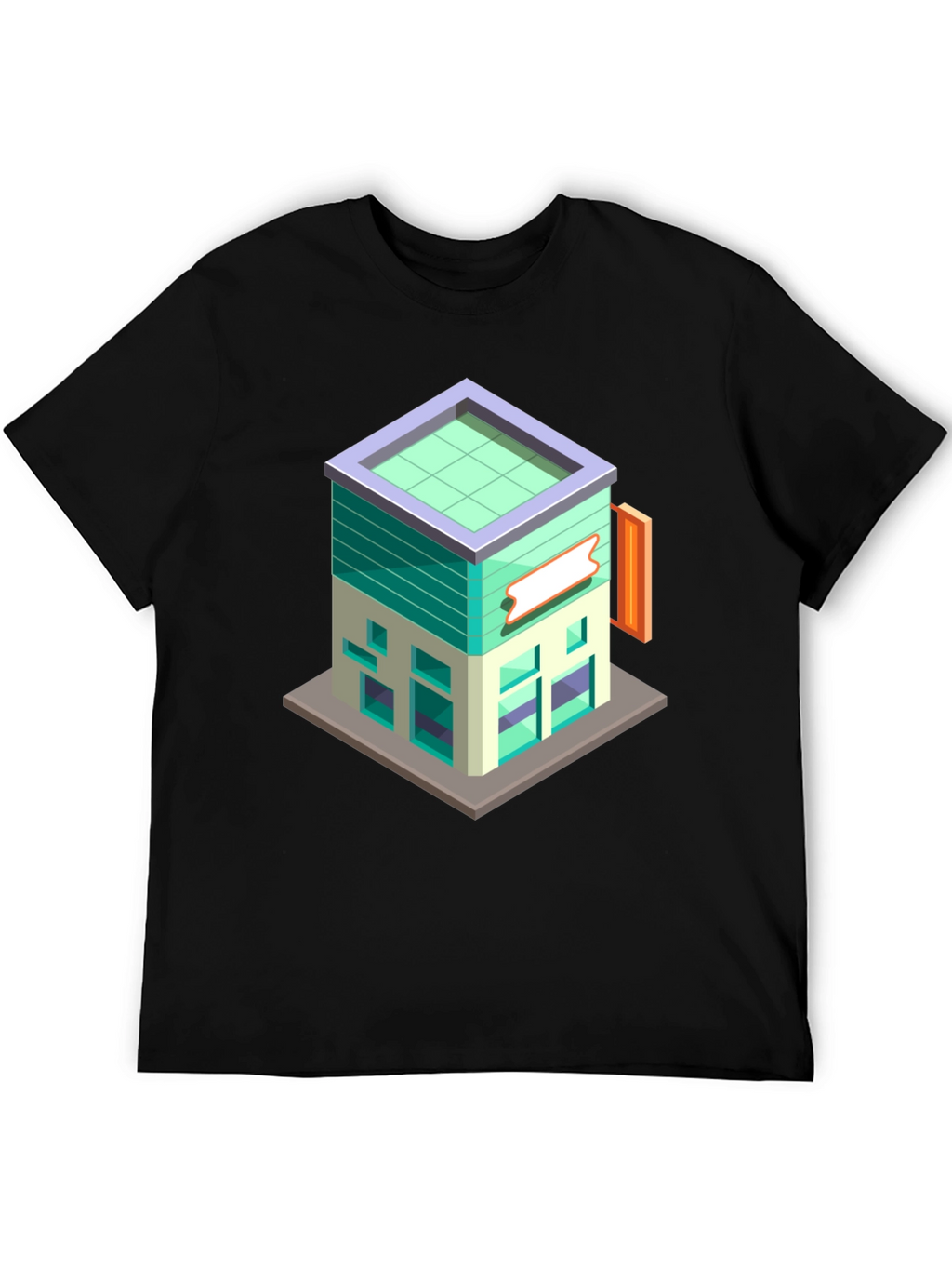 Isometric Building Graphic Tee - Cool Architect T-Shirt
