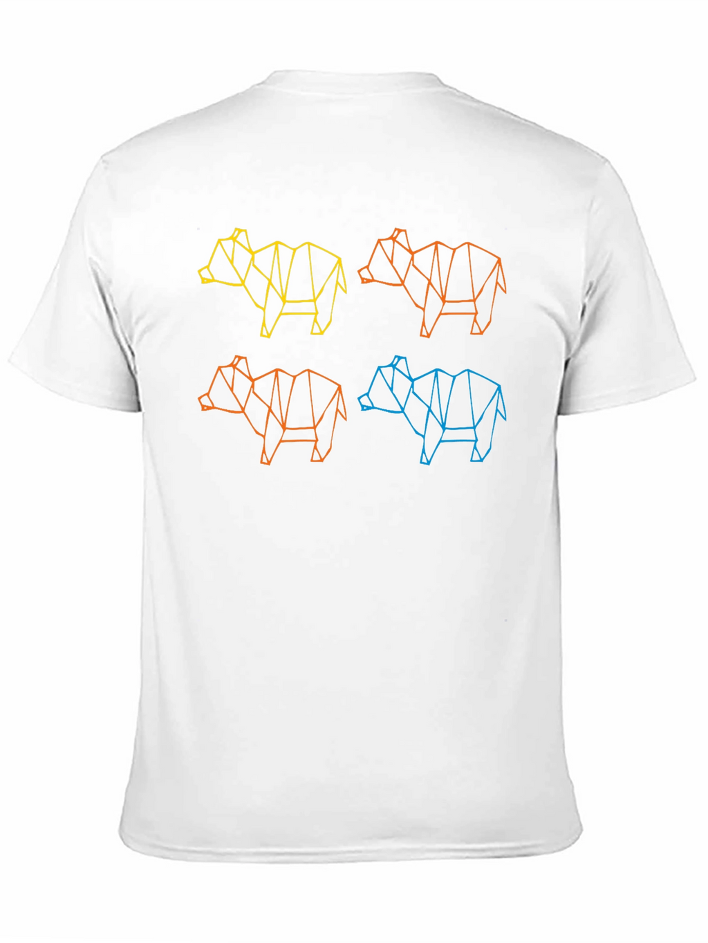 Geometric Animal Graphic T-Shirt - Cool & Modern Design