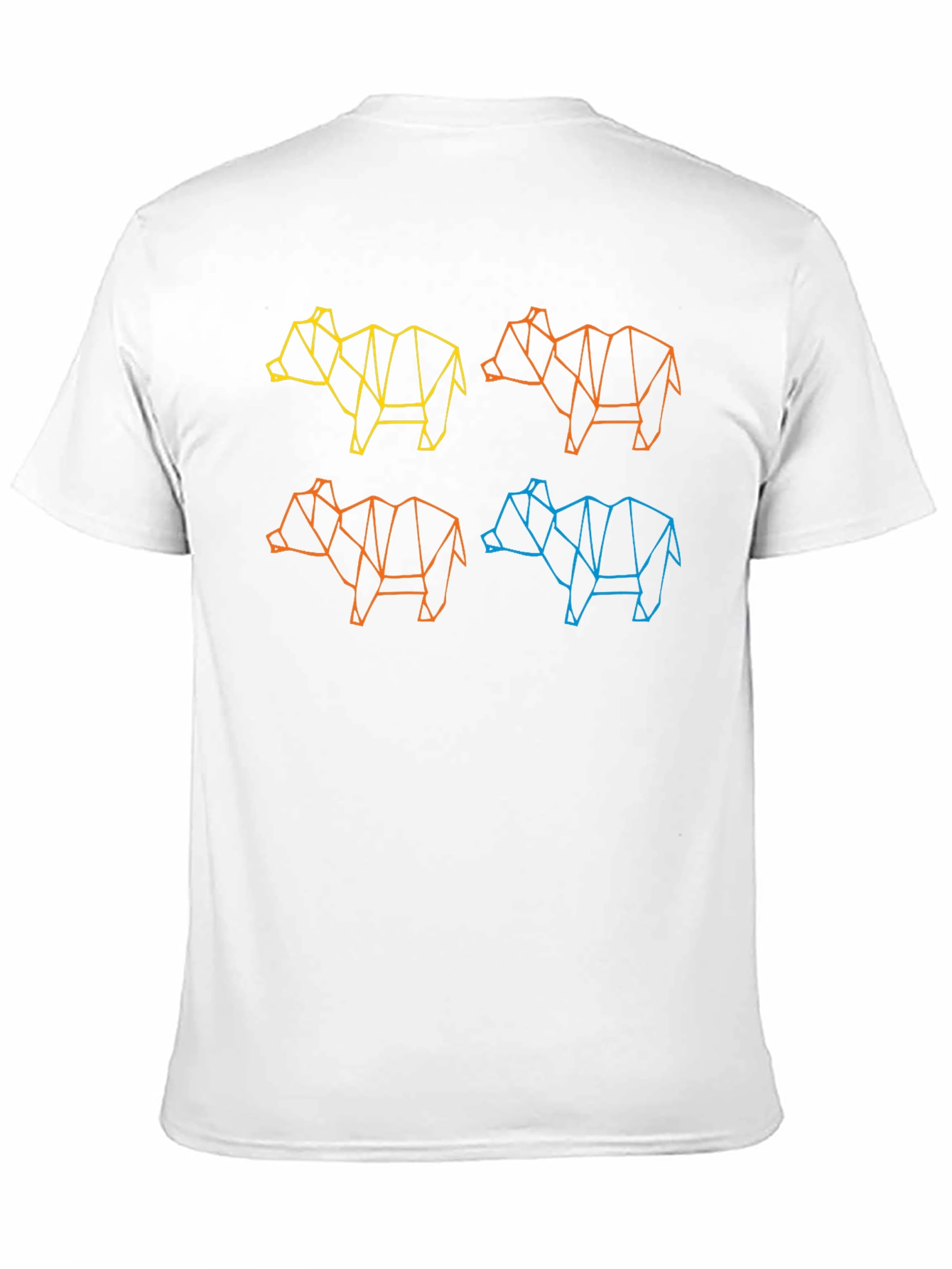 Geometric Animal Graphic T-Shirt - Cool & Modern Design