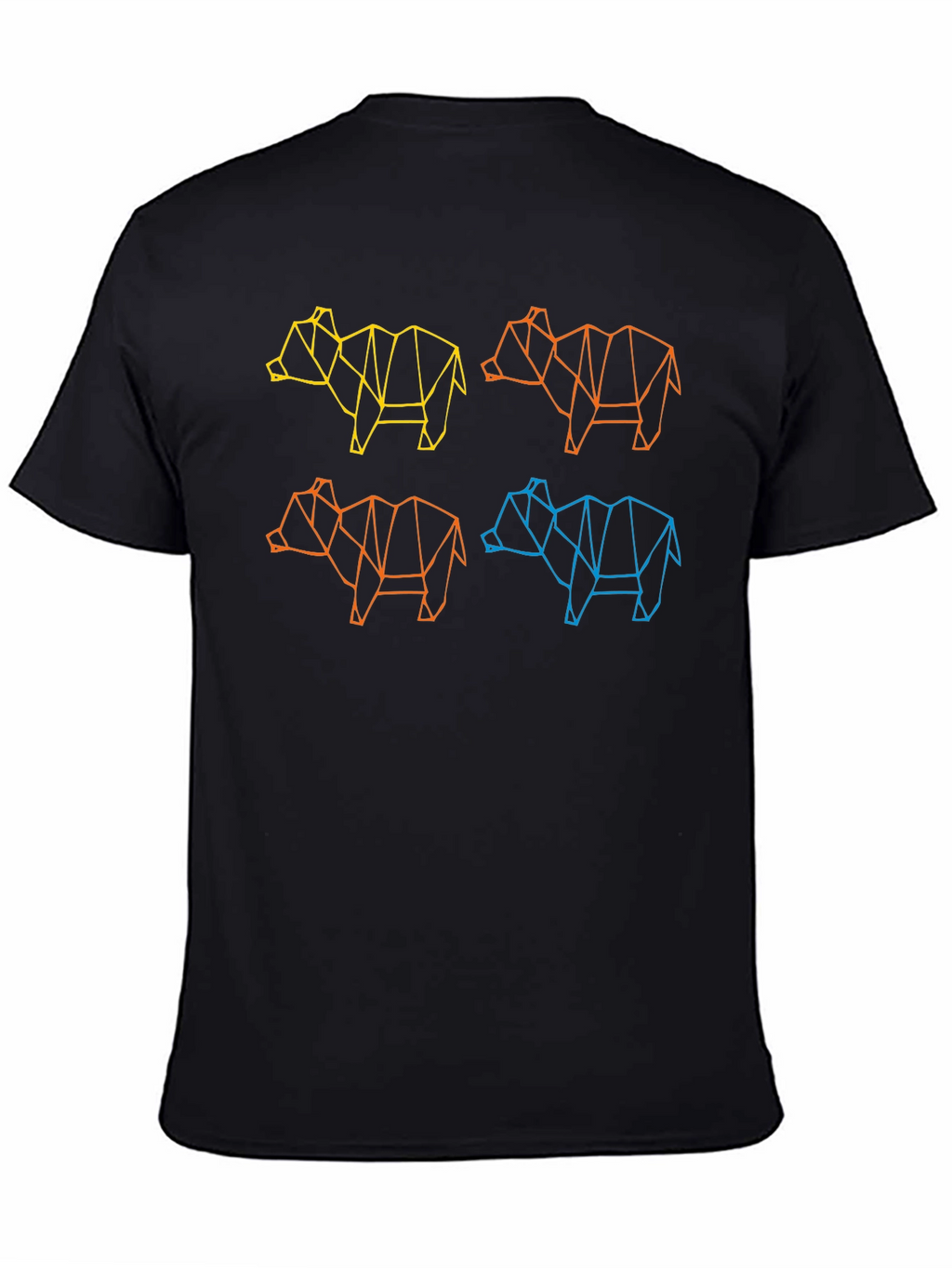 Geometric Animal Graphic T-Shirt - Cool & Modern Design