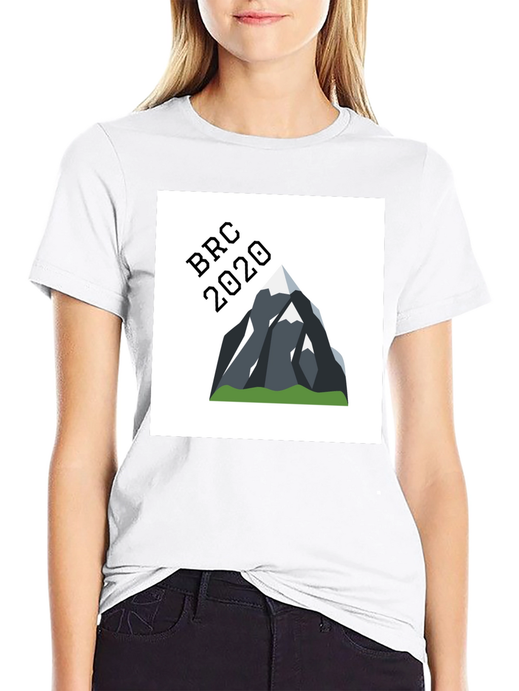BRC 2020 Mountain Graphic Tee - Black Cotton Blend