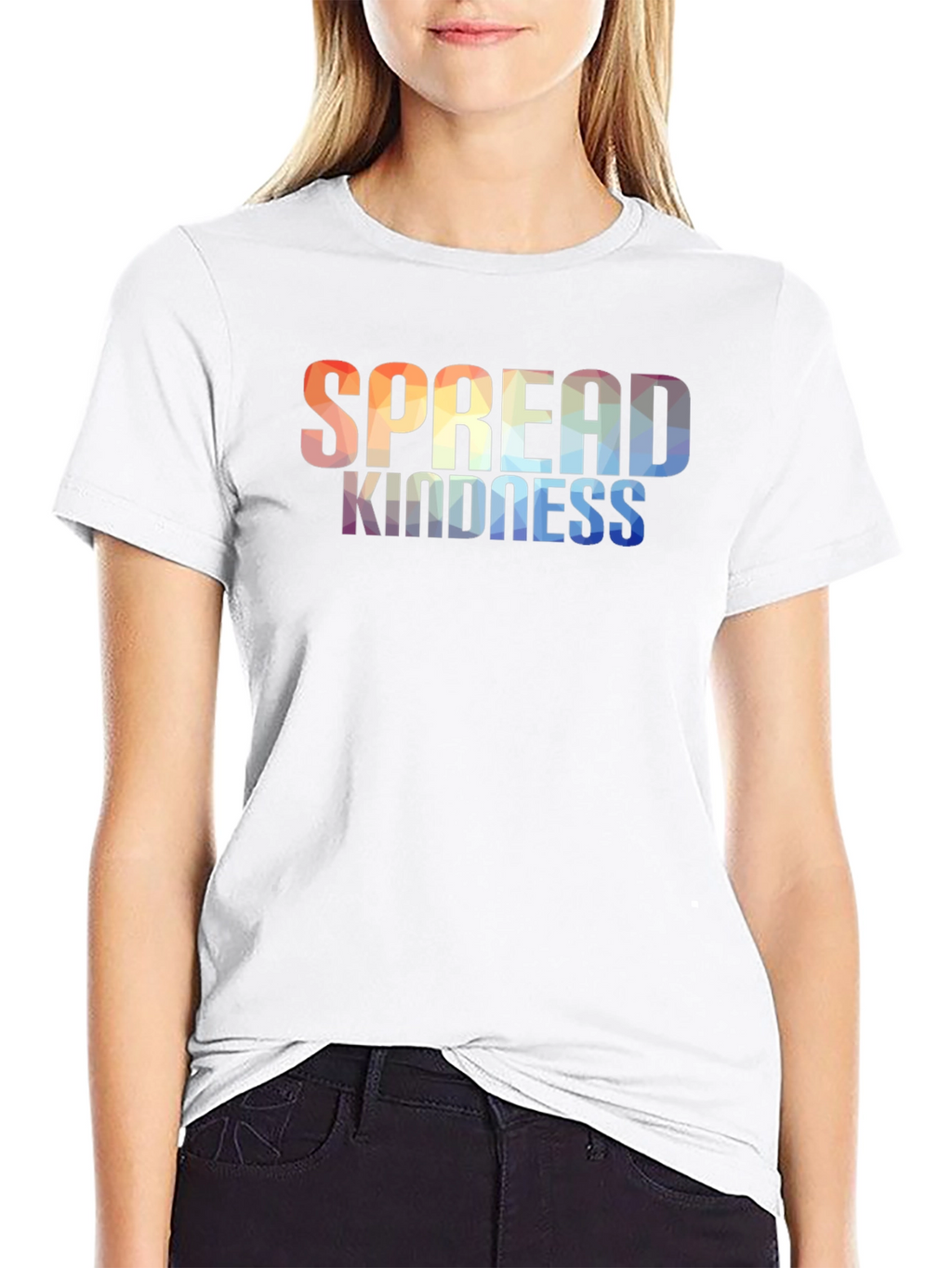 Spread Kindness Graphic Tee - Black Casual Shirt