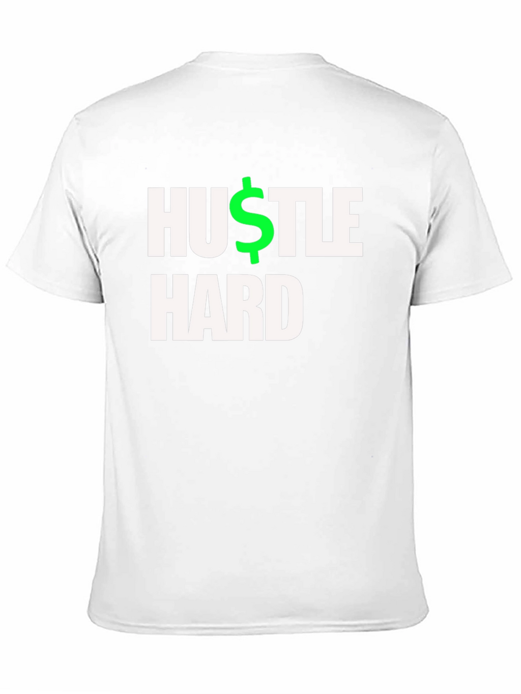 Hustle Hard Black T-Shirt - Motivational Design