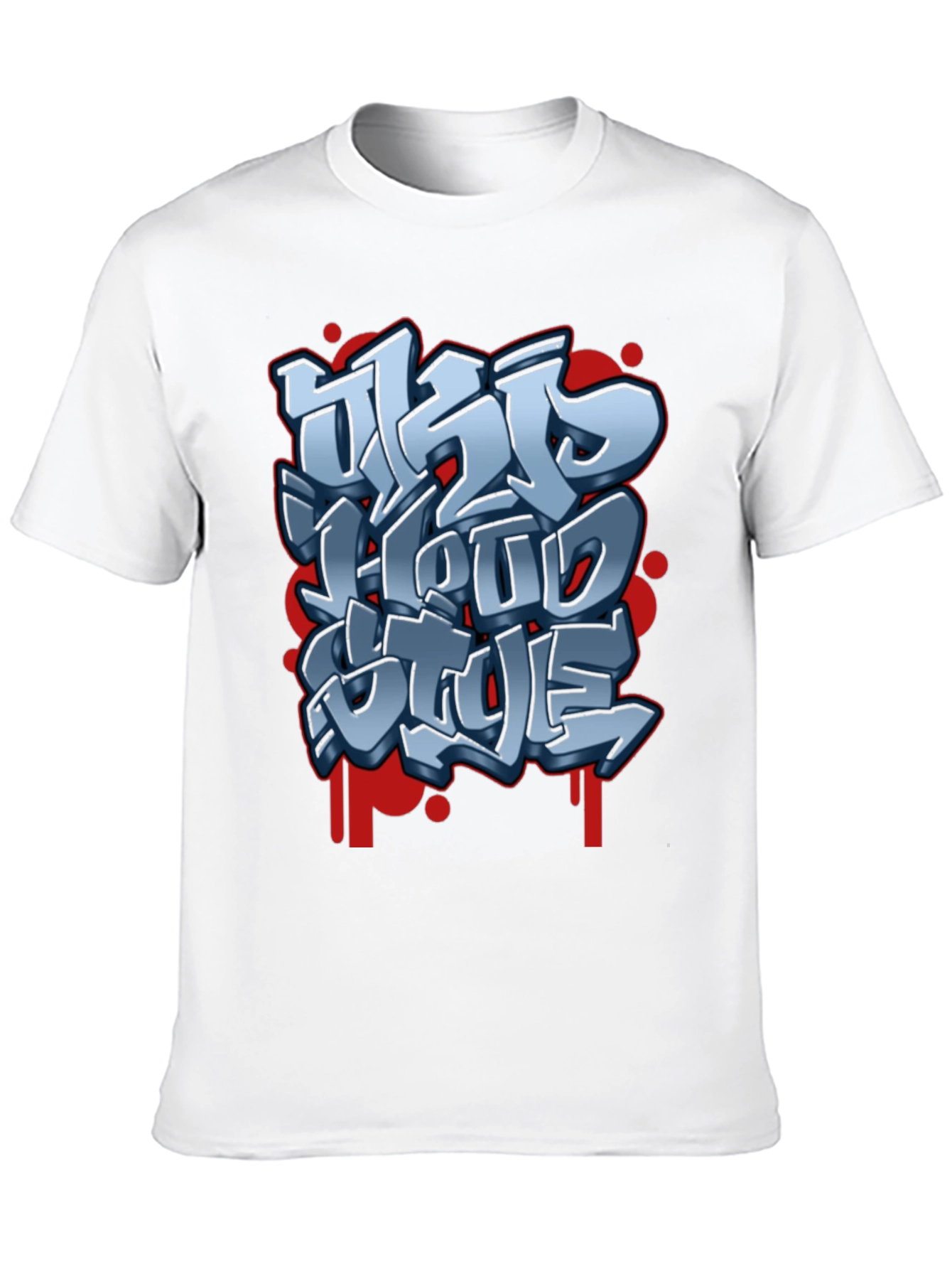 Urban Style Graphic Tee - Street Art Design