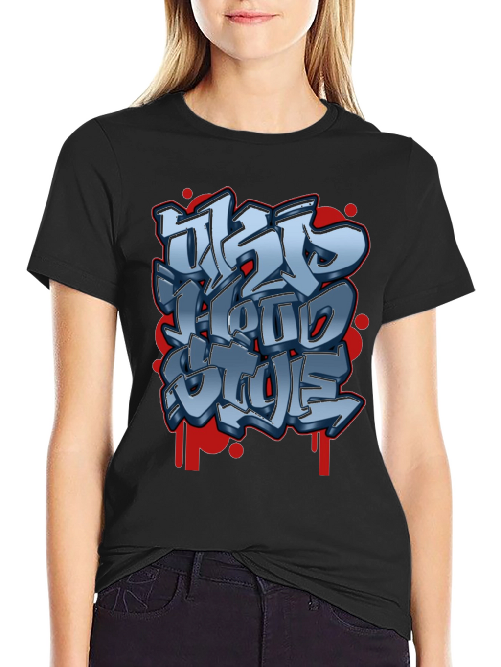 Urban Style Graphic Tee - Street Art Design
