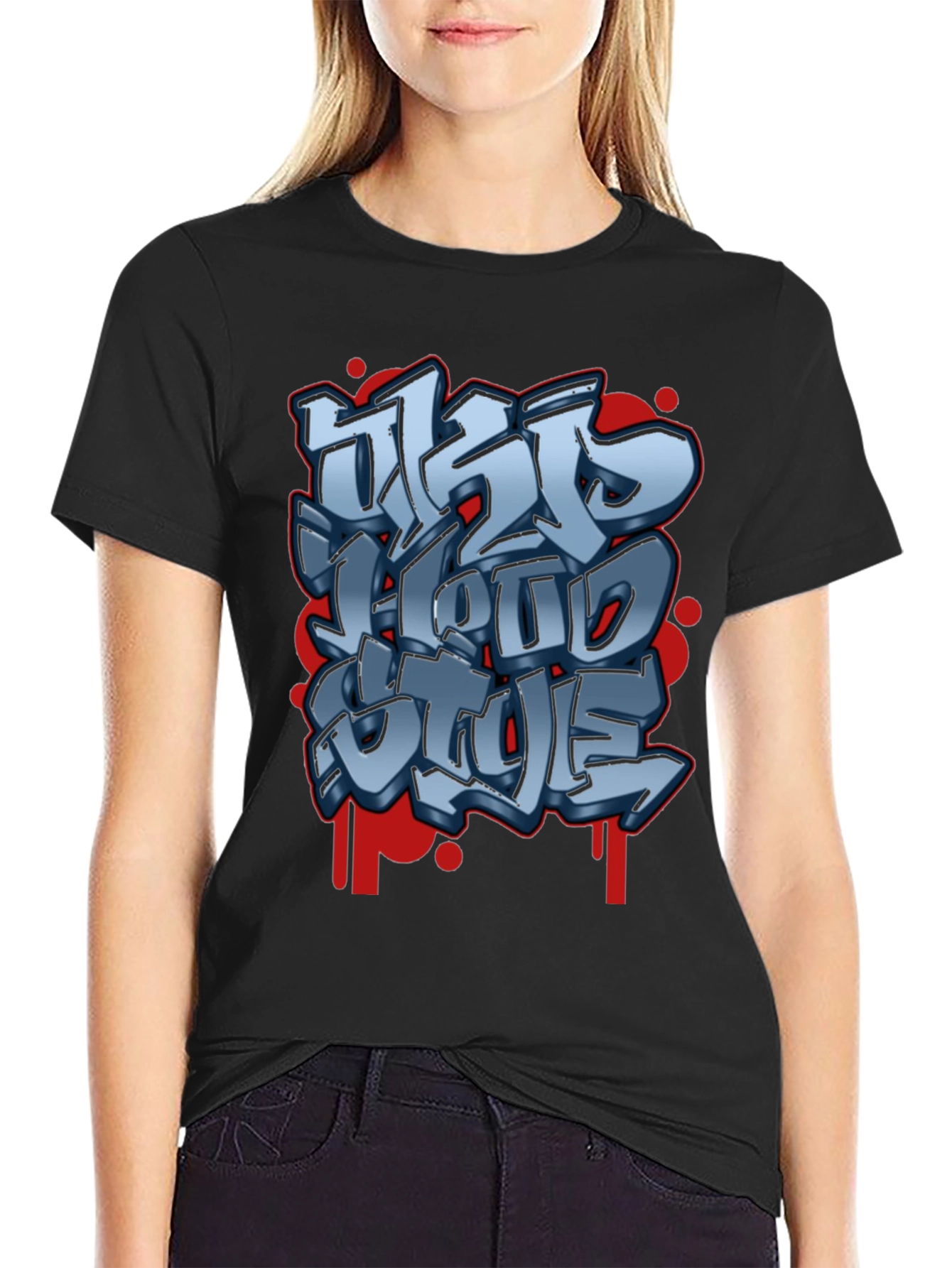 Urban Style Graphic Tee - Street Art Design