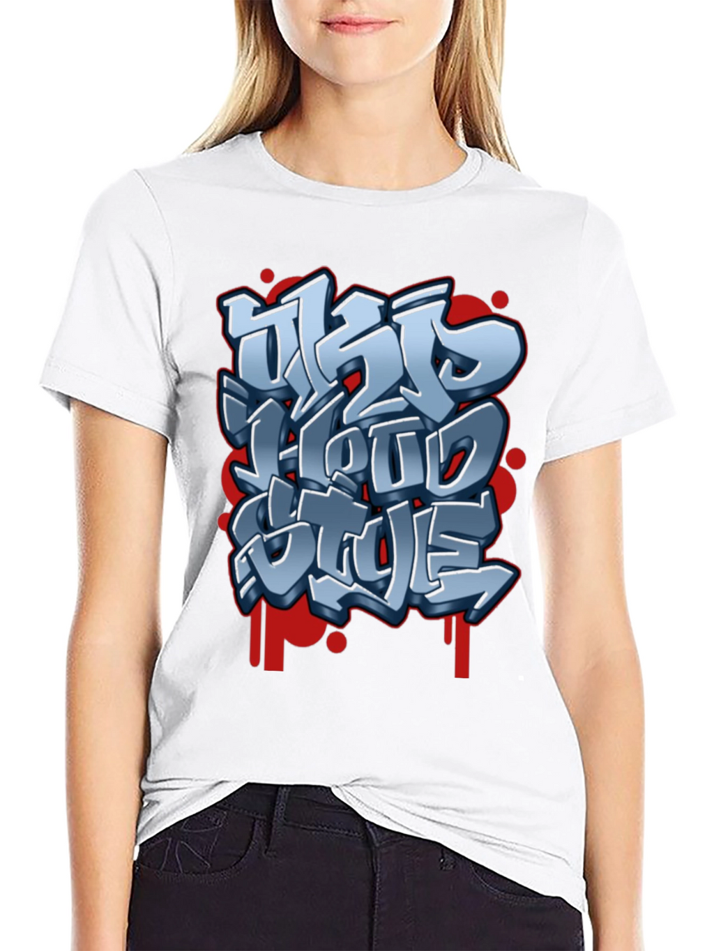 Urban Style Graphic Tee - Street Art Design