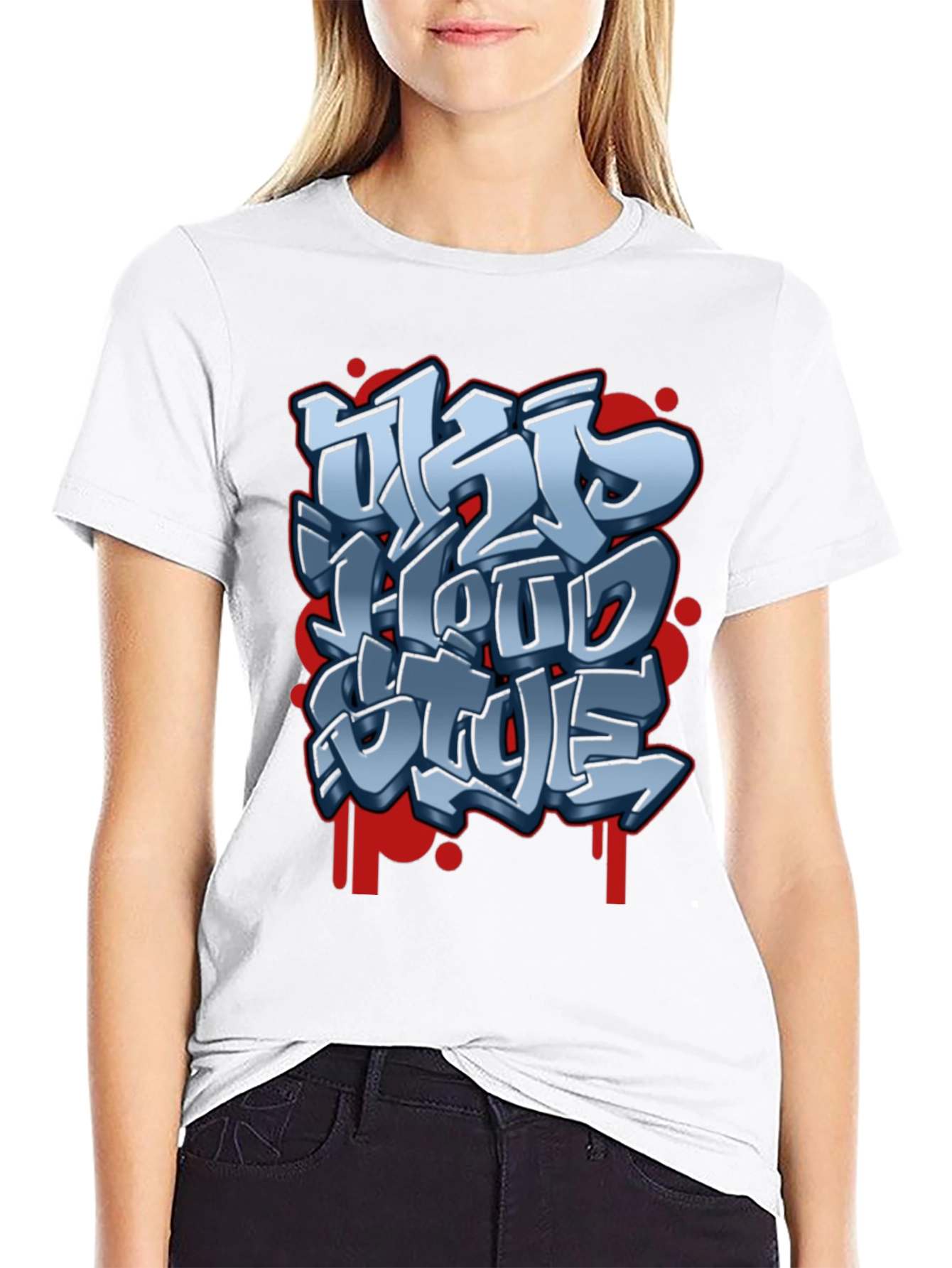 Urban Style Graphic Tee - Street Art Design