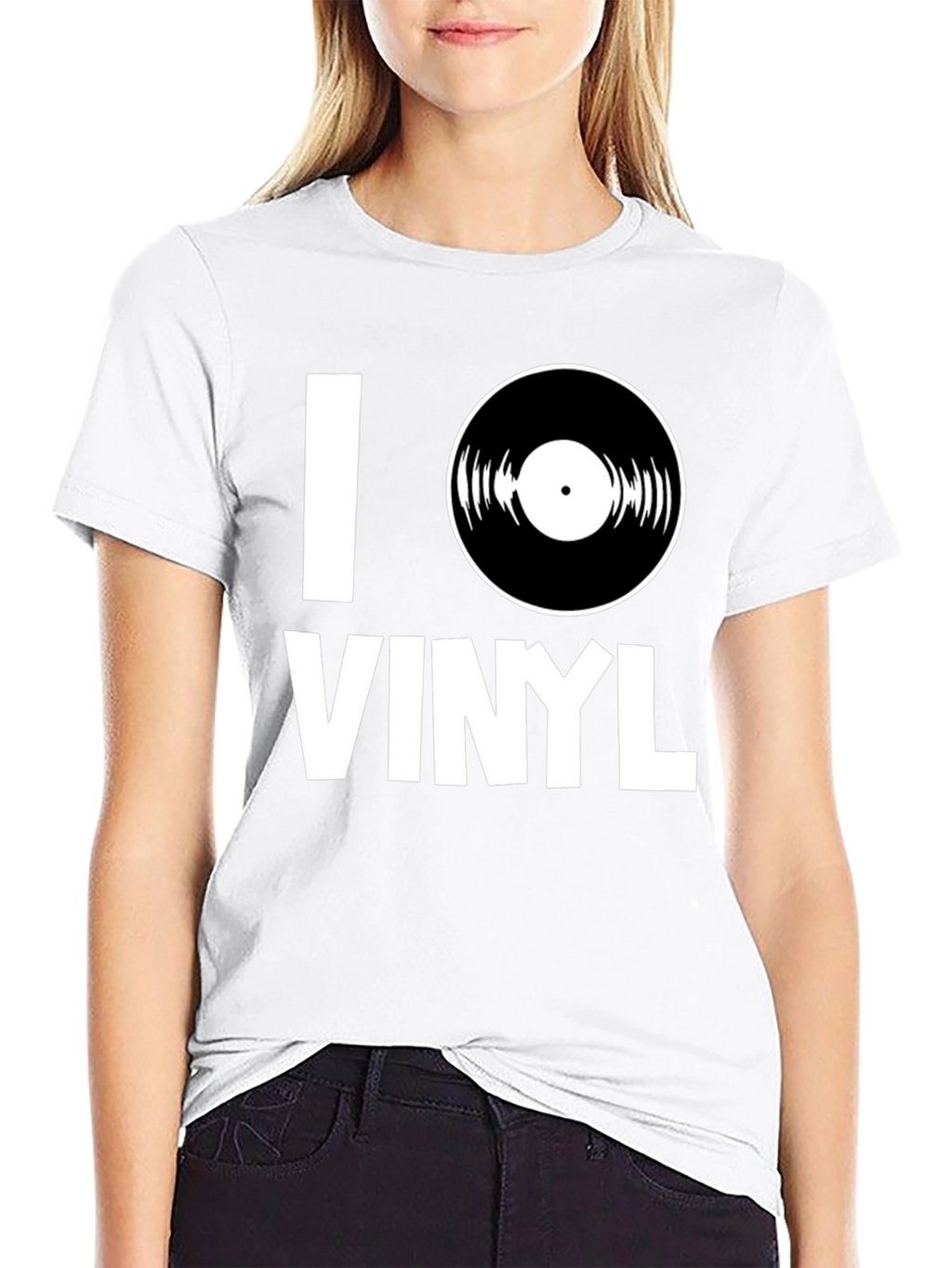 I Love Vinyl T-Shirt - Music Lover Tee