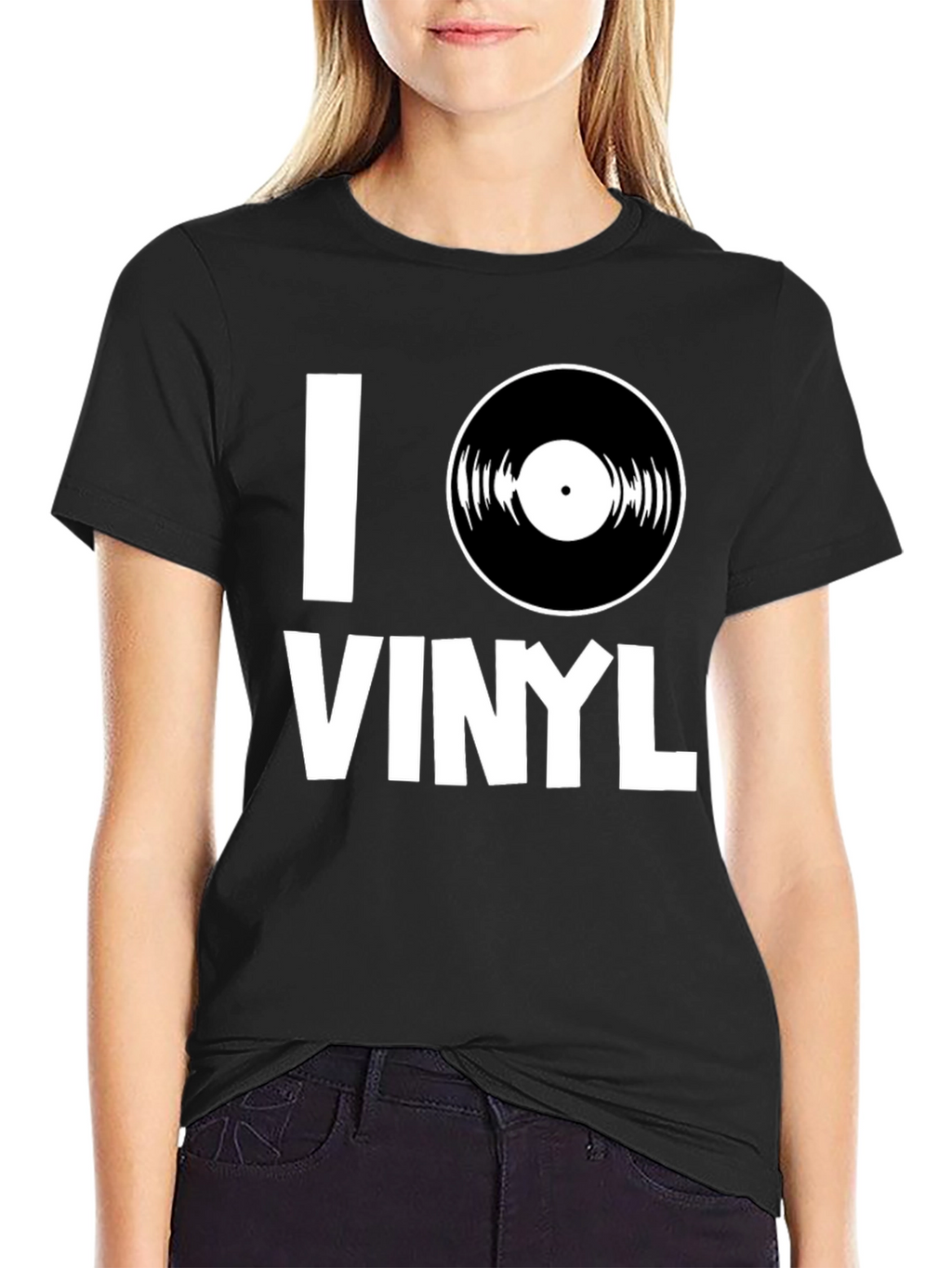 I Love Vinyl T-Shirt - Music Lover Tee