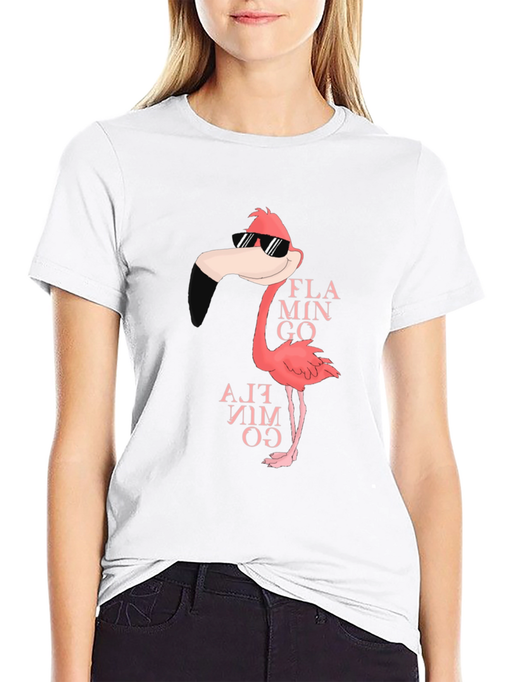 Cool Flamingo Graphic T-Shirt