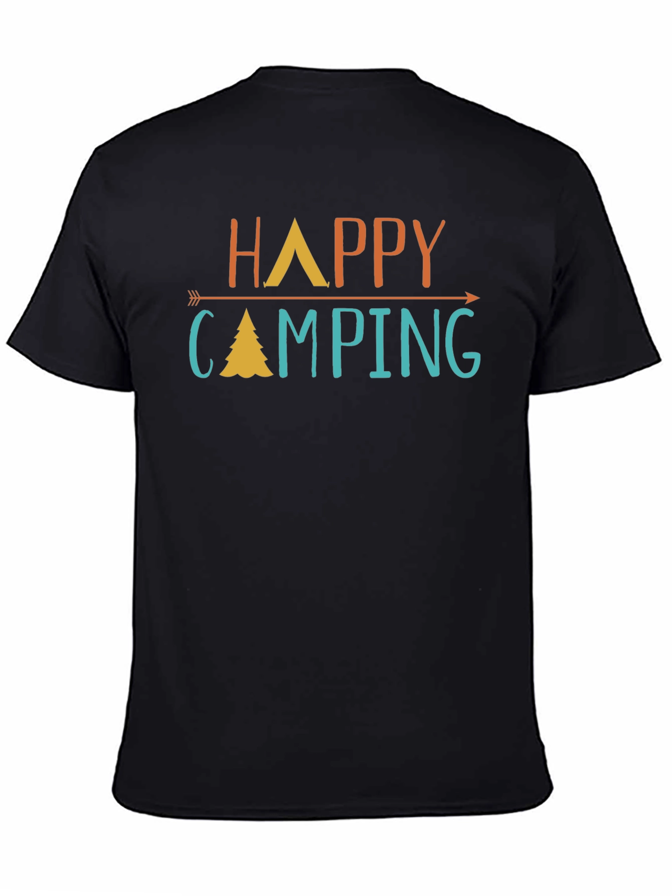 Happy Camping Graphic Tee - Adventure Awaits!