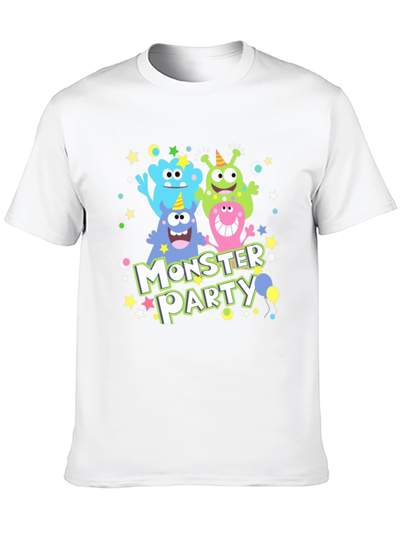 Monster Party T-Shirt Cute Monster Graphic Tee