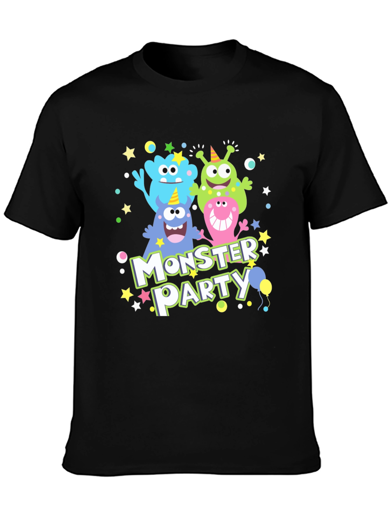 Monster Party T-Shirt Cute Monster Graphic Tee