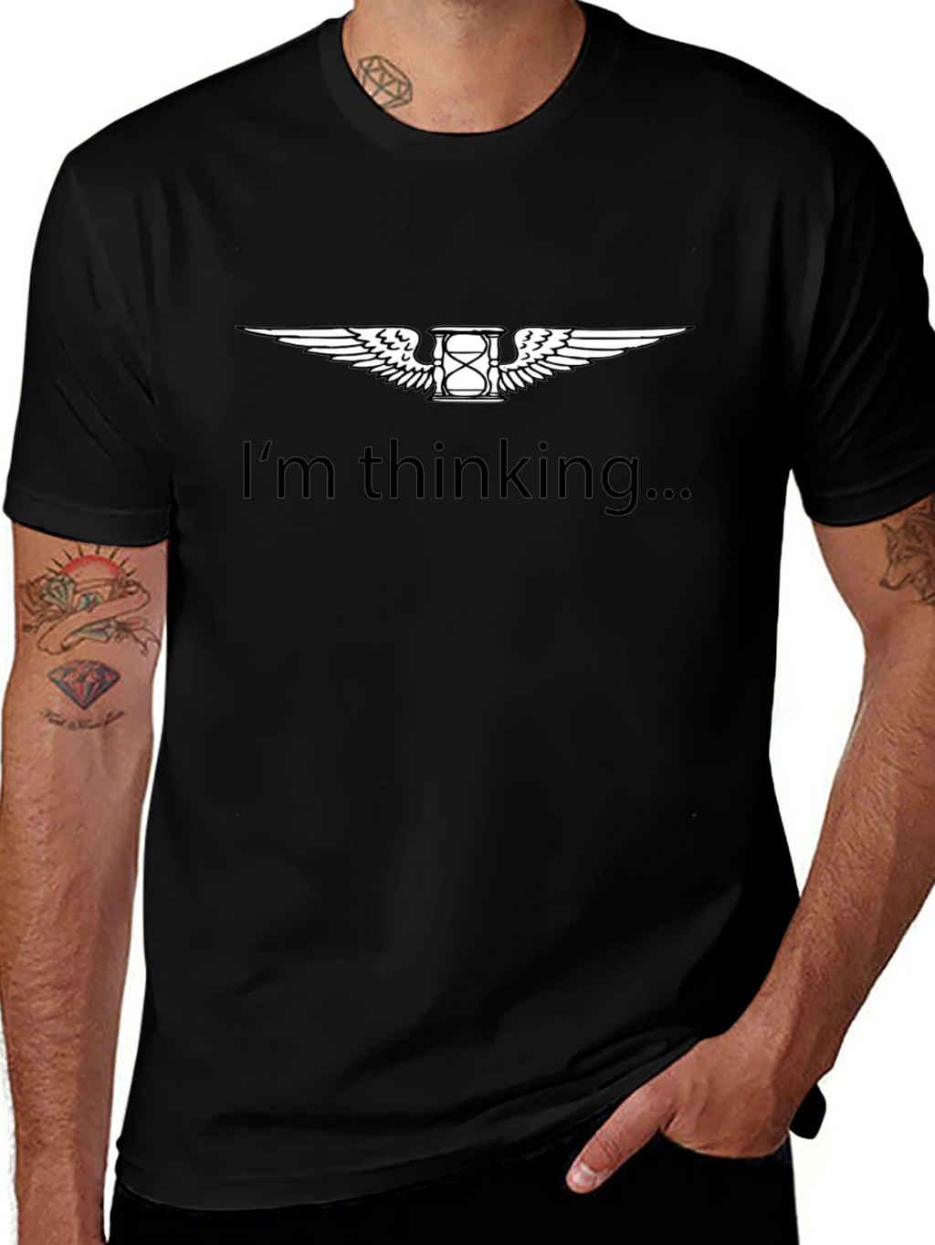 Im Thinking T-Shirt - Sand Timer Design
