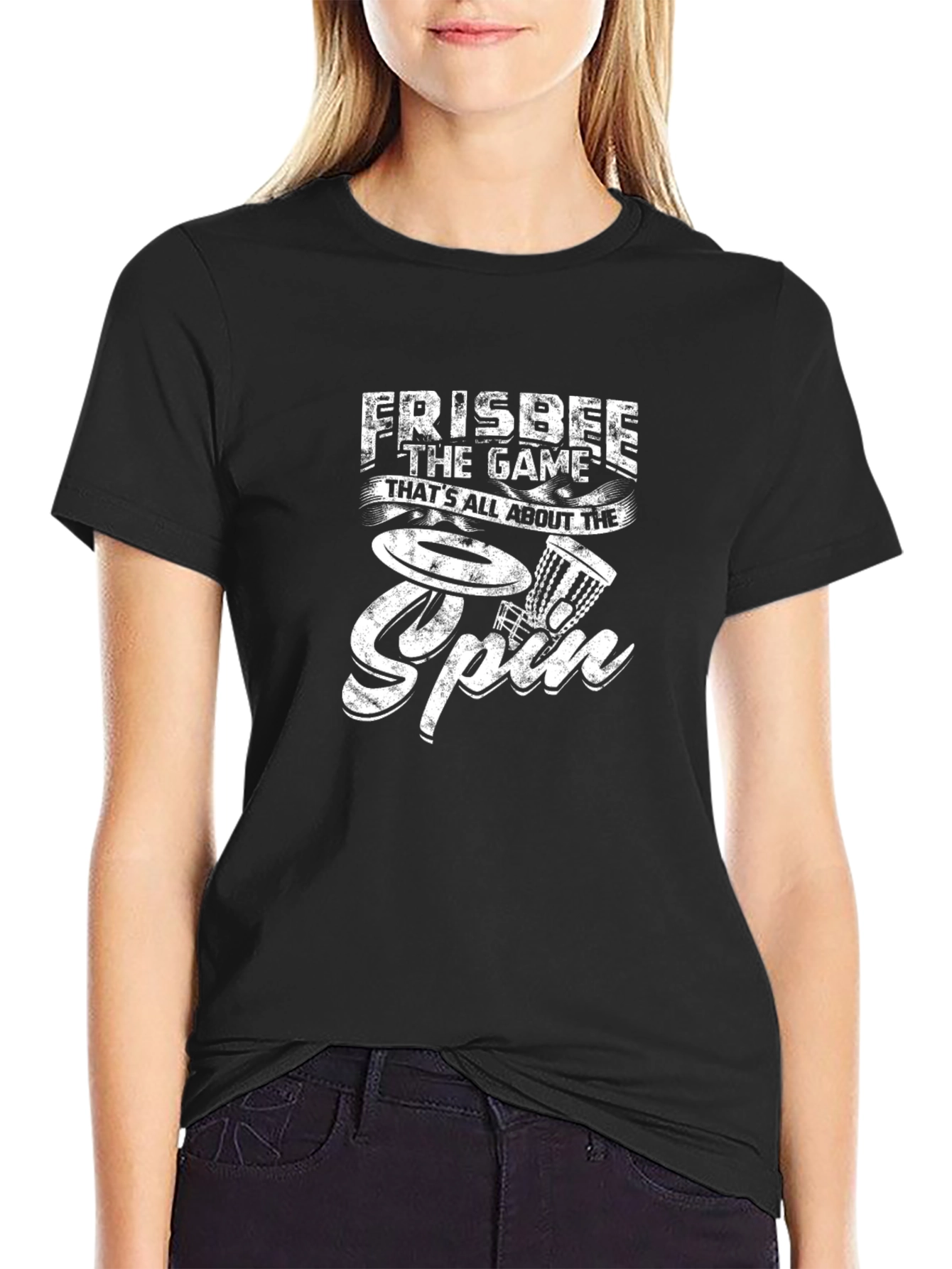 Frisbee The Game T-Shirt Disc Golf Spin Tee