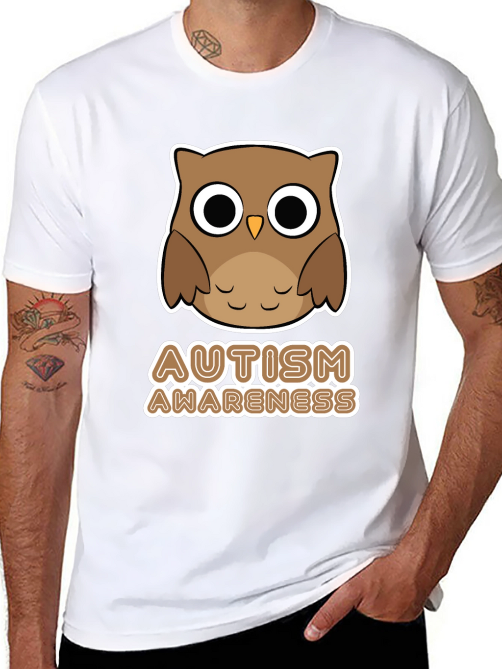 Autism Awareness Owl T-Shirt