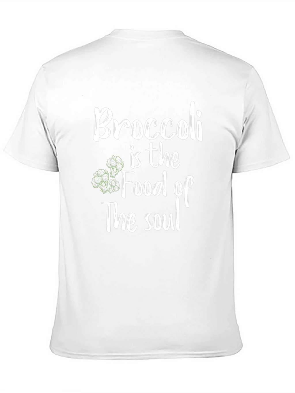 Broccoli is the Food of the Soul Black T-Shirt