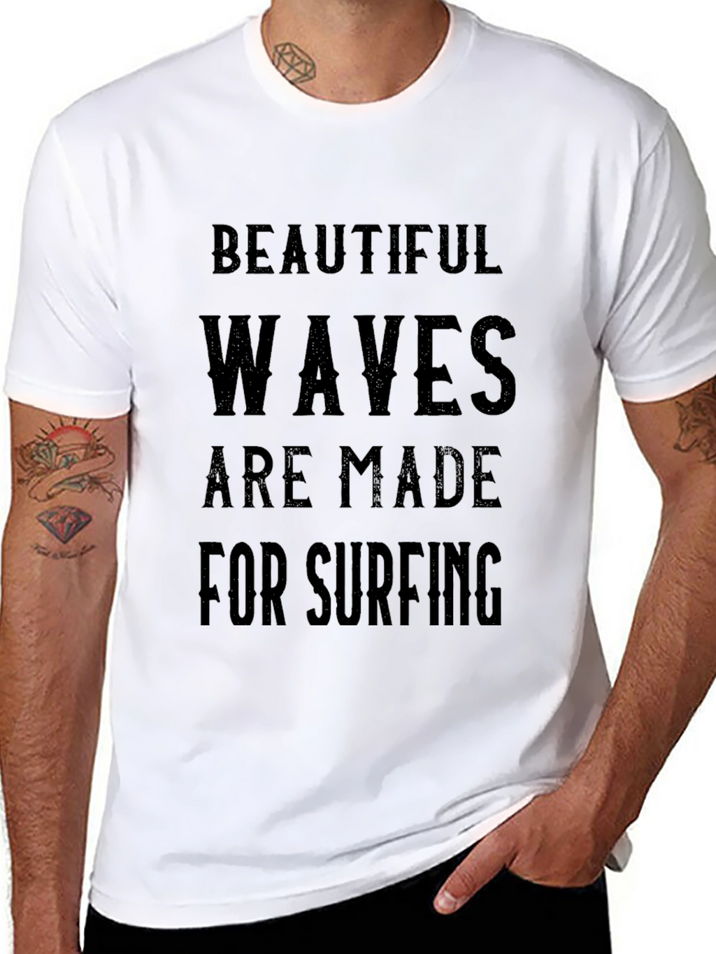 Beautiful Waves Surfing Tee