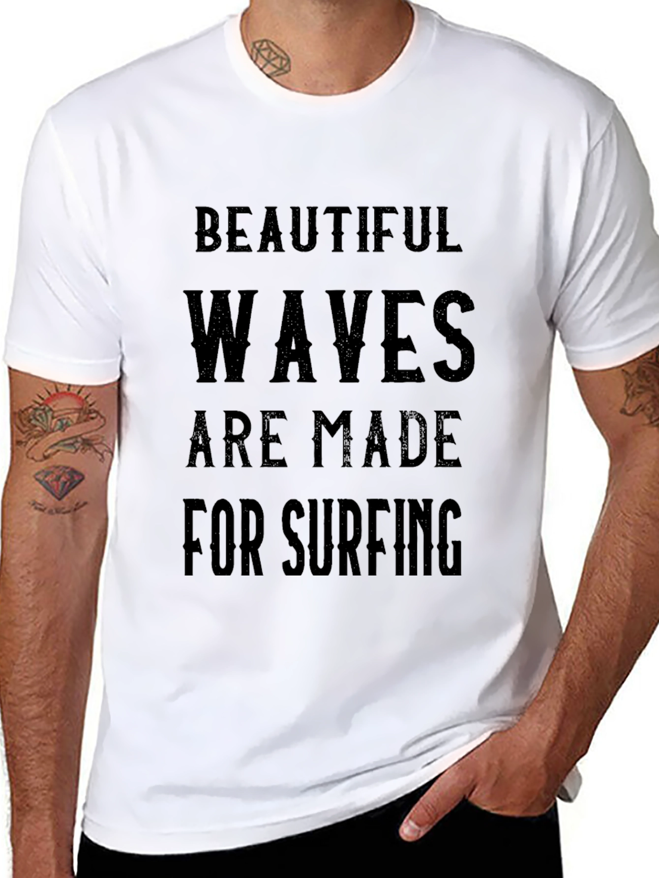 Beautiful Waves Surfing Tee