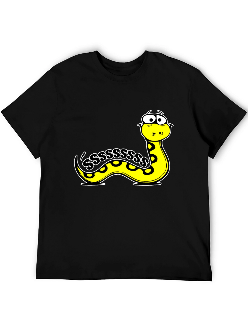Cartoon Snake S T-Shirt - Fun Graphic Tee