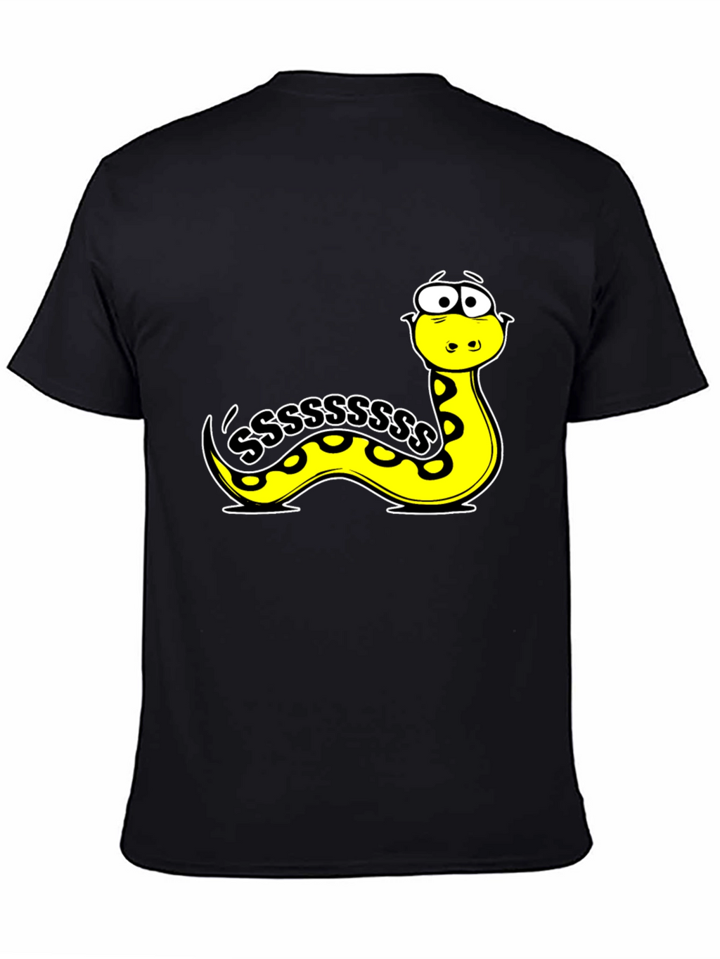 Cartoon Snake S T-Shirt - Fun Graphic Tee