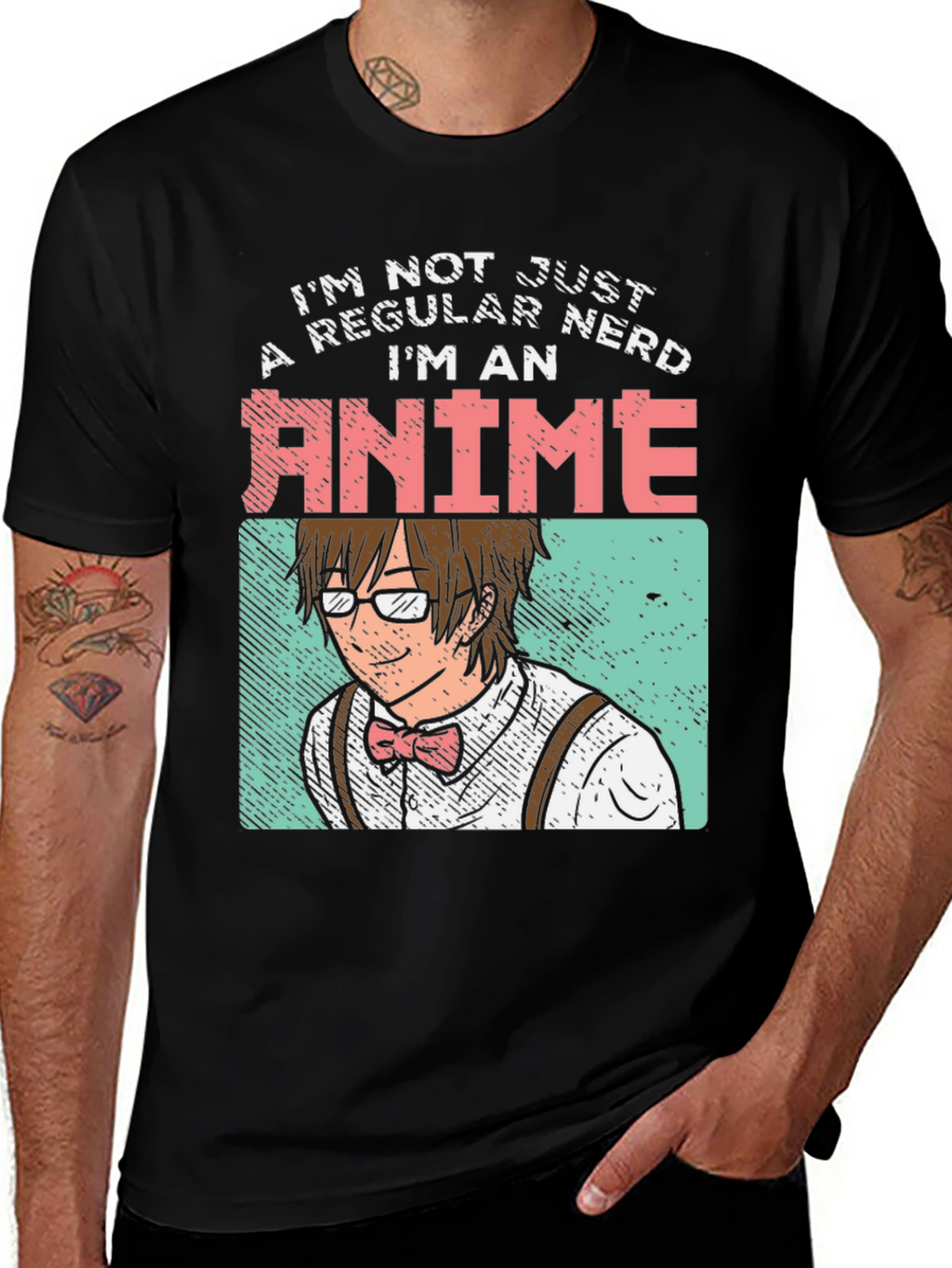 Anime Nerd T-Shirt -  Im An Anime Fan!