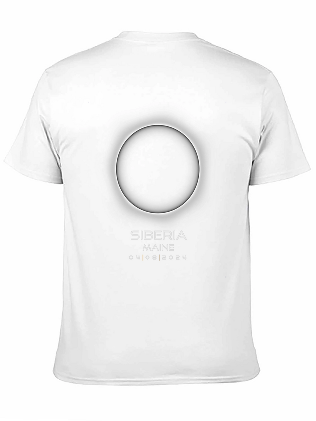 Total Solar Eclipse T-Shirt - Siberia Maine 2024