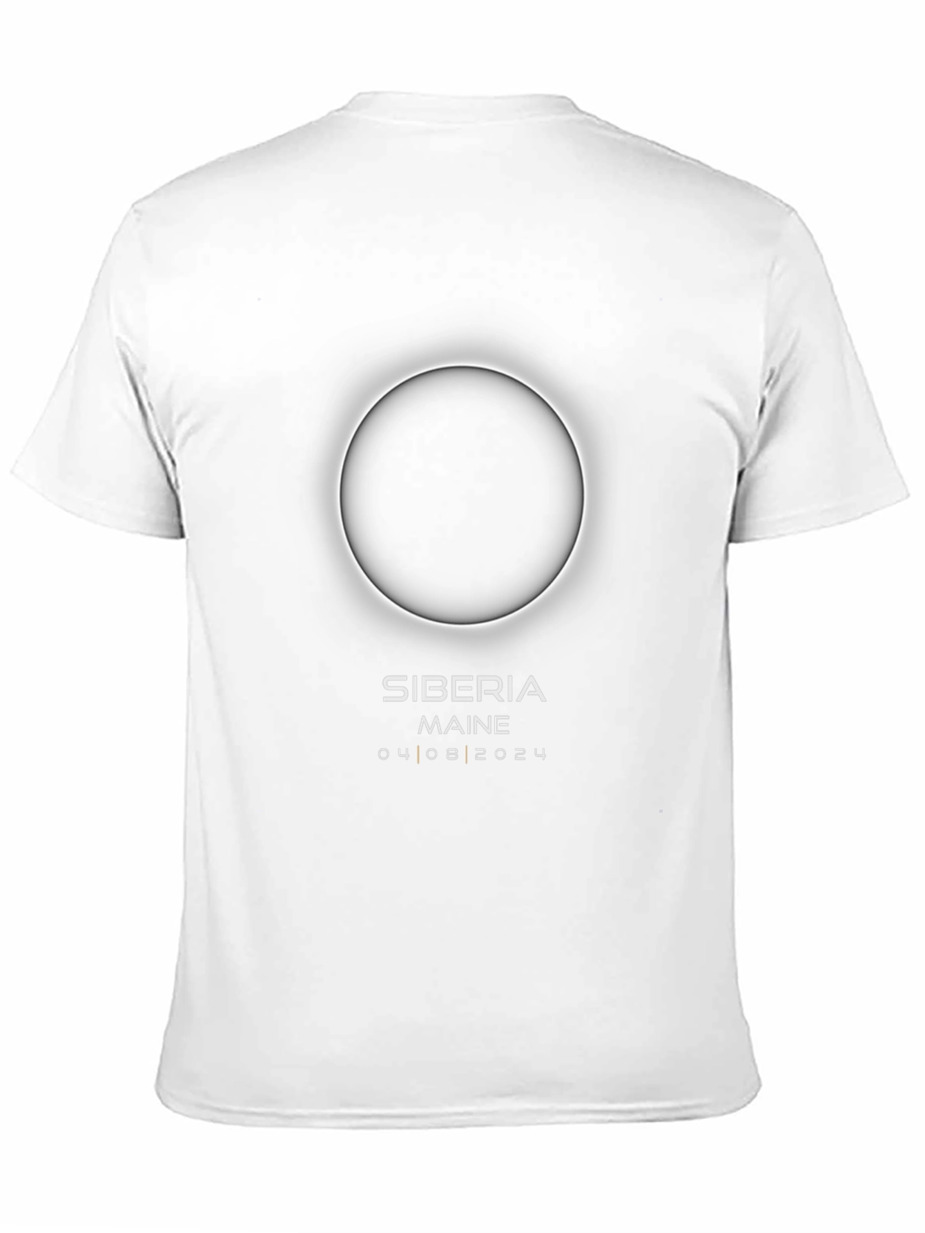 Total Solar Eclipse T-Shirt - Siberia Maine 2024