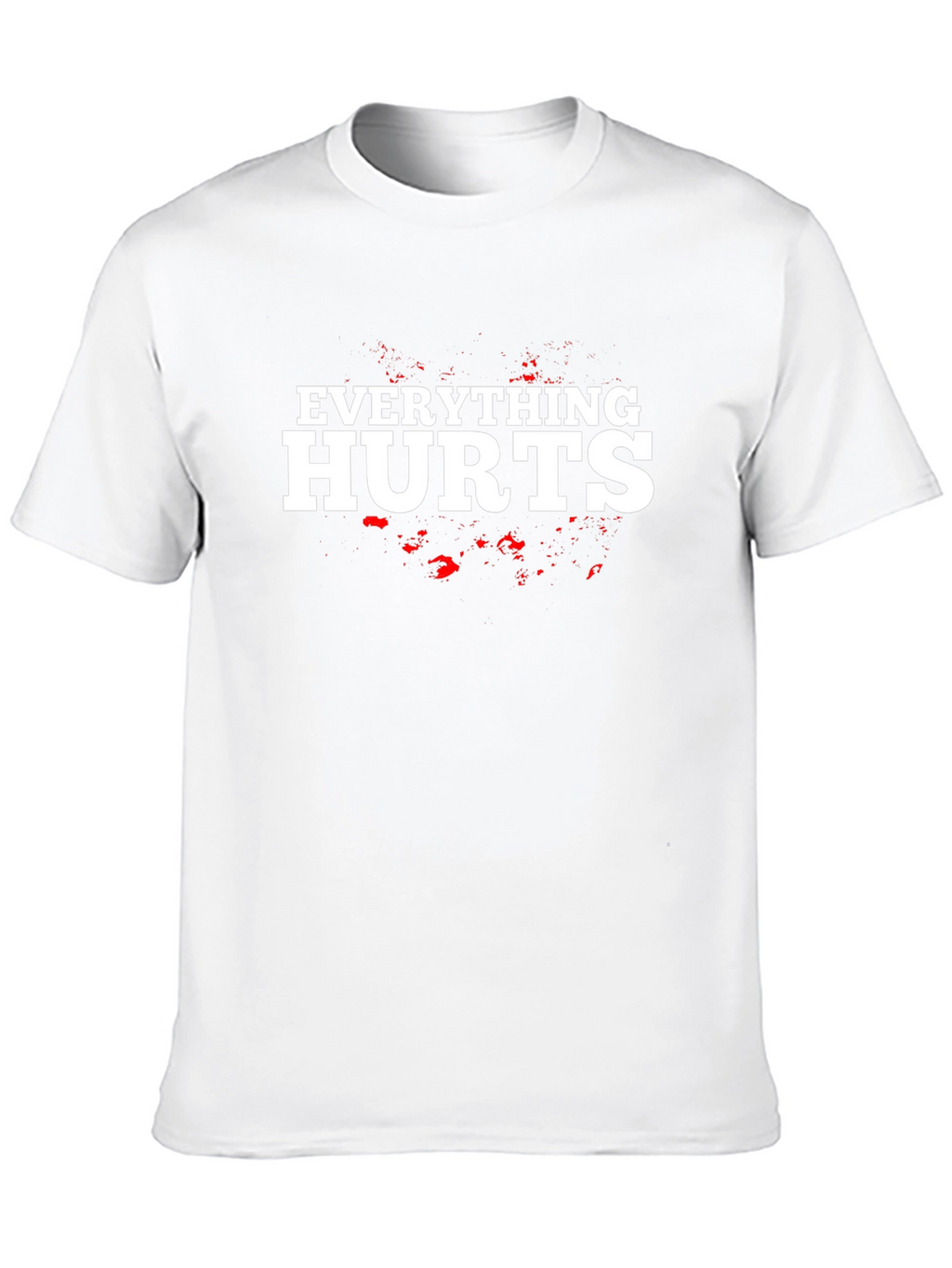Everything Hurts Black Graphic T-Shirt