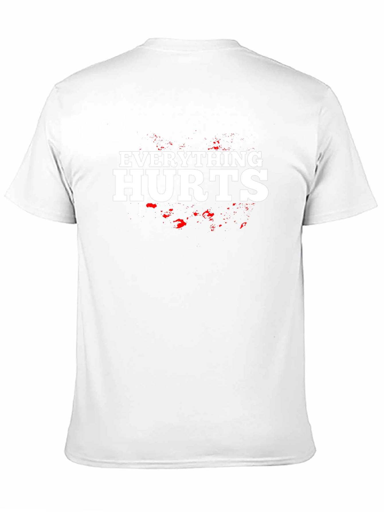 Everything Hurts Black Graphic T-Shirt