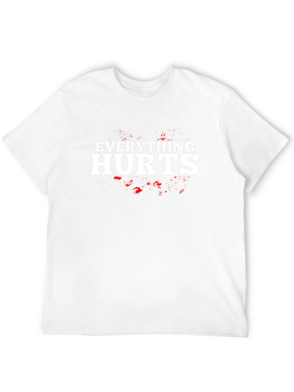 Everything Hurts Black Graphic T-Shirt
