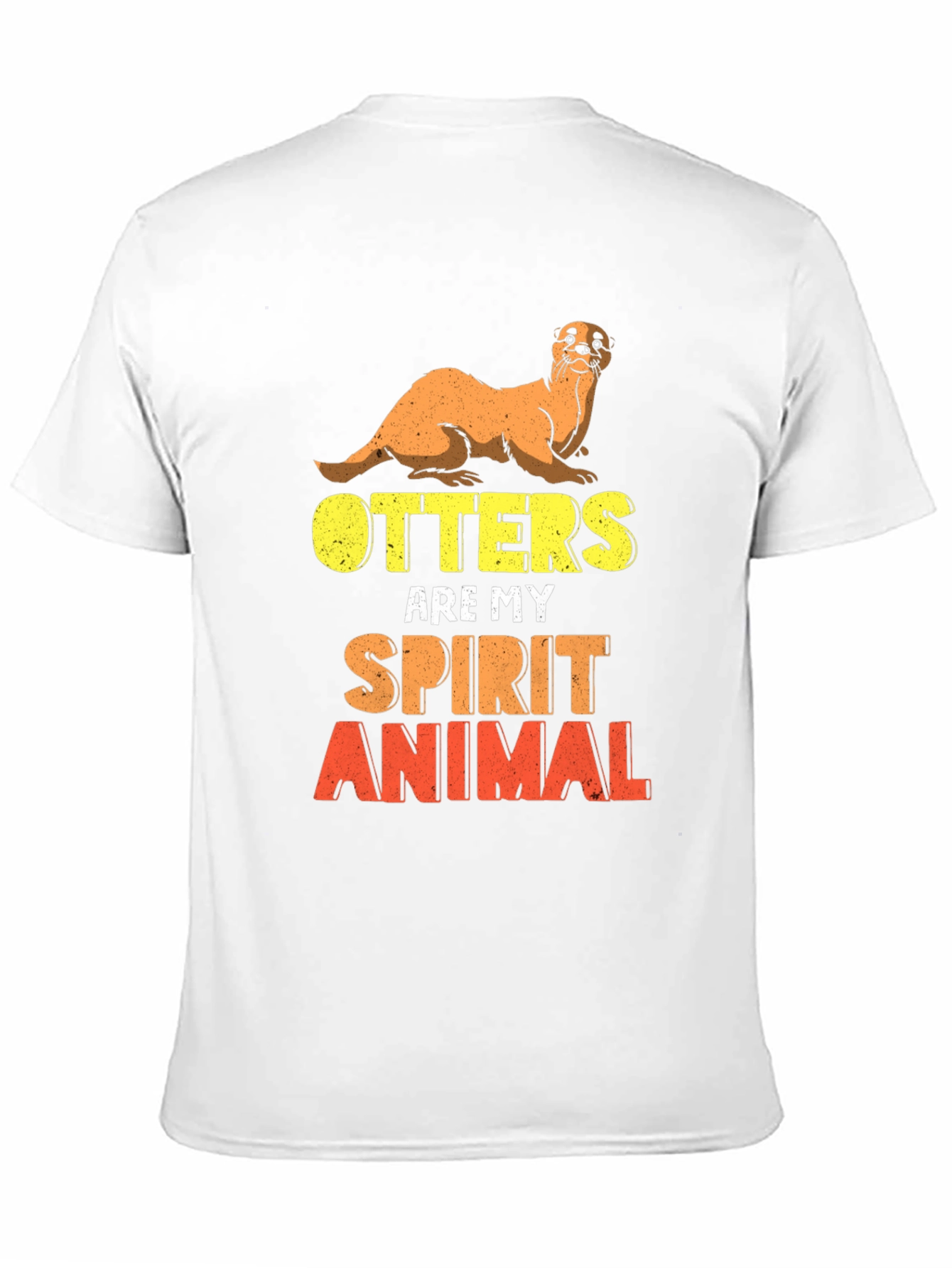 Otter Spirit Animal Black T-Shirt