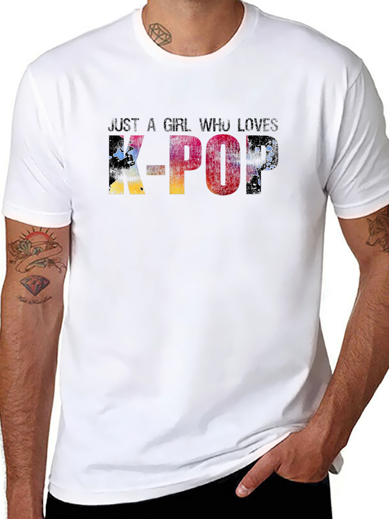 Just A Girl Who Loves K-Pop T-Shirt