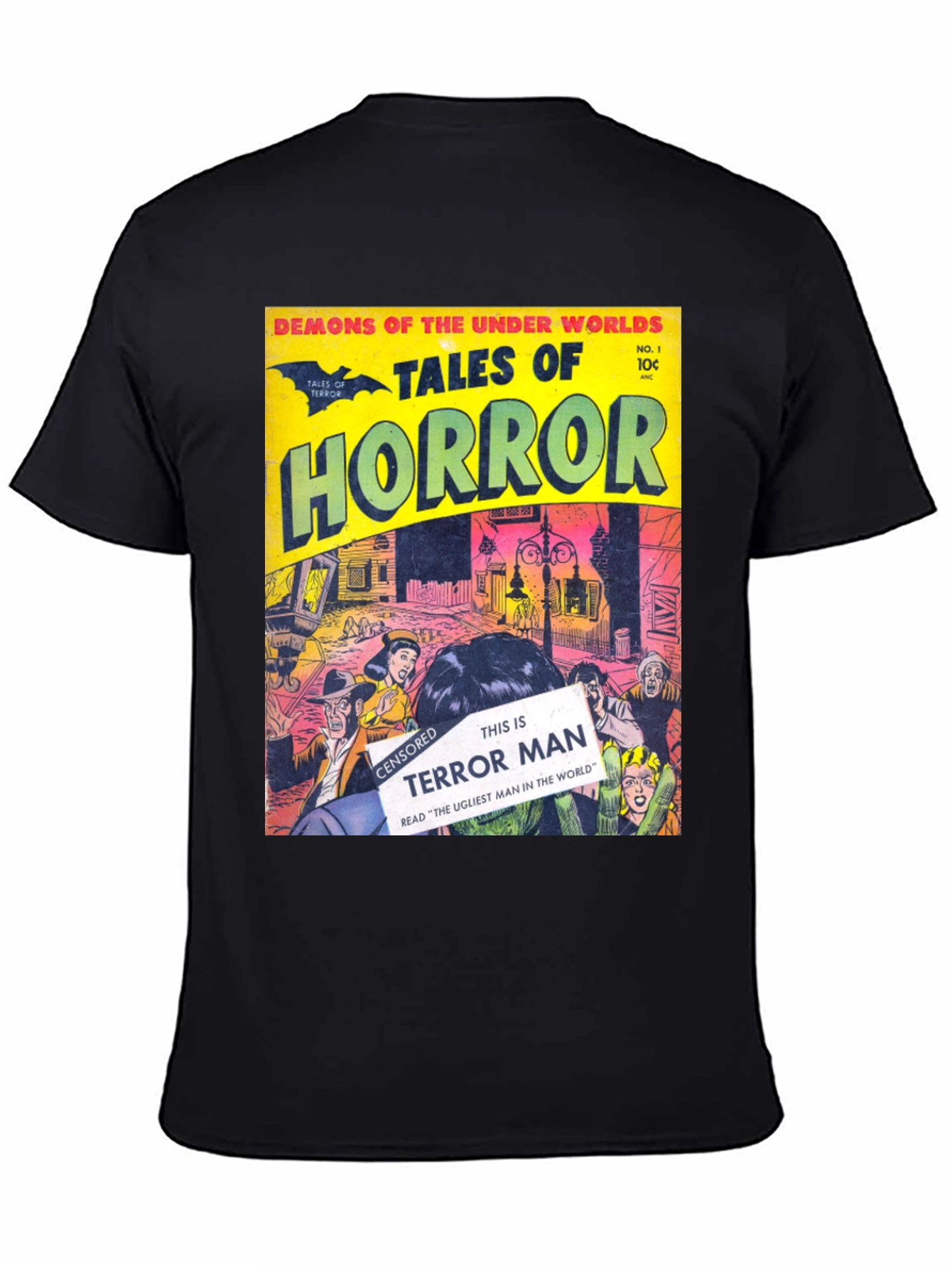 Tales of Horror T-Shirt - Comic Book Cover Design