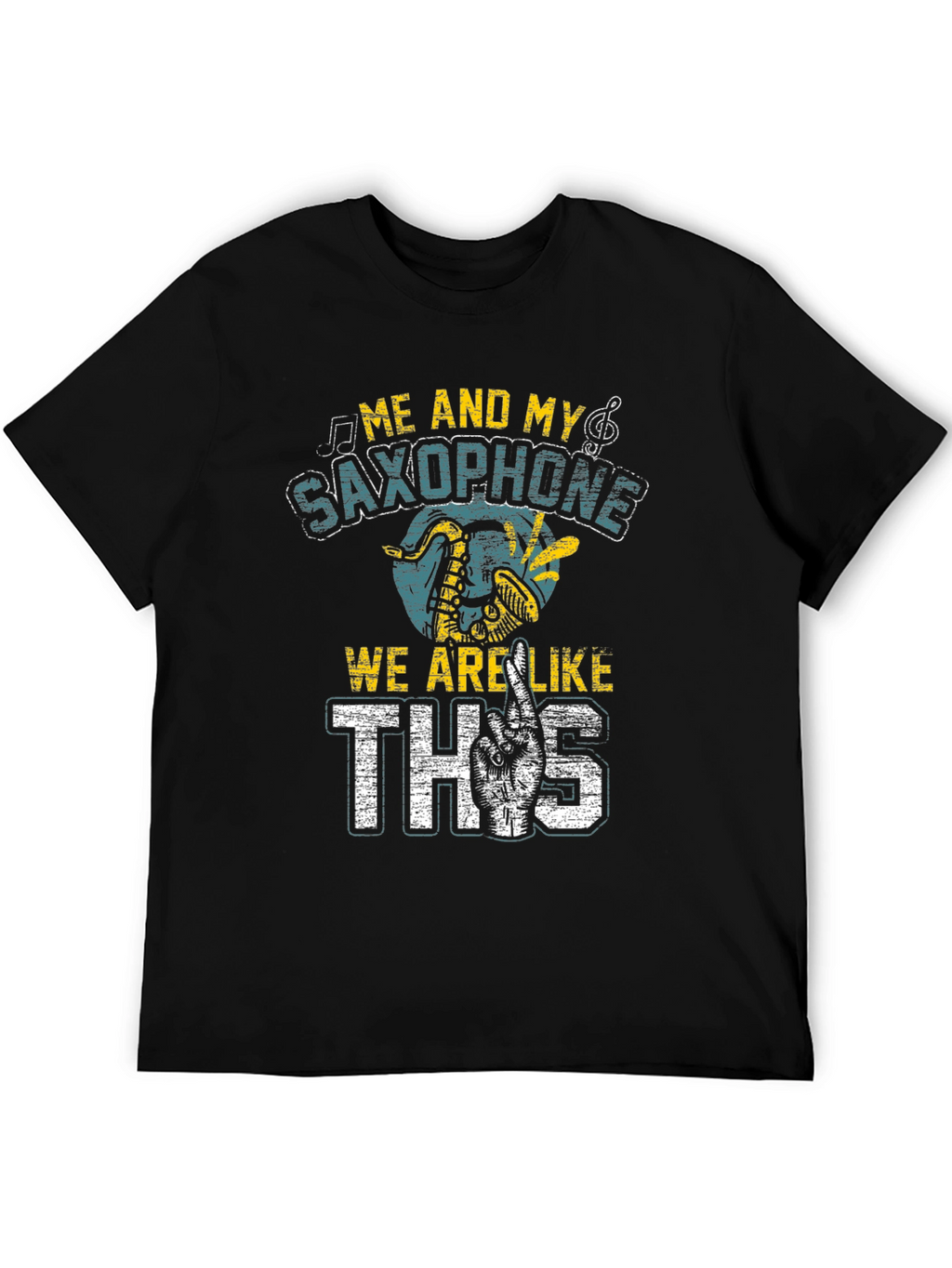 Saxophone Music Lover Graphic T-Shirt