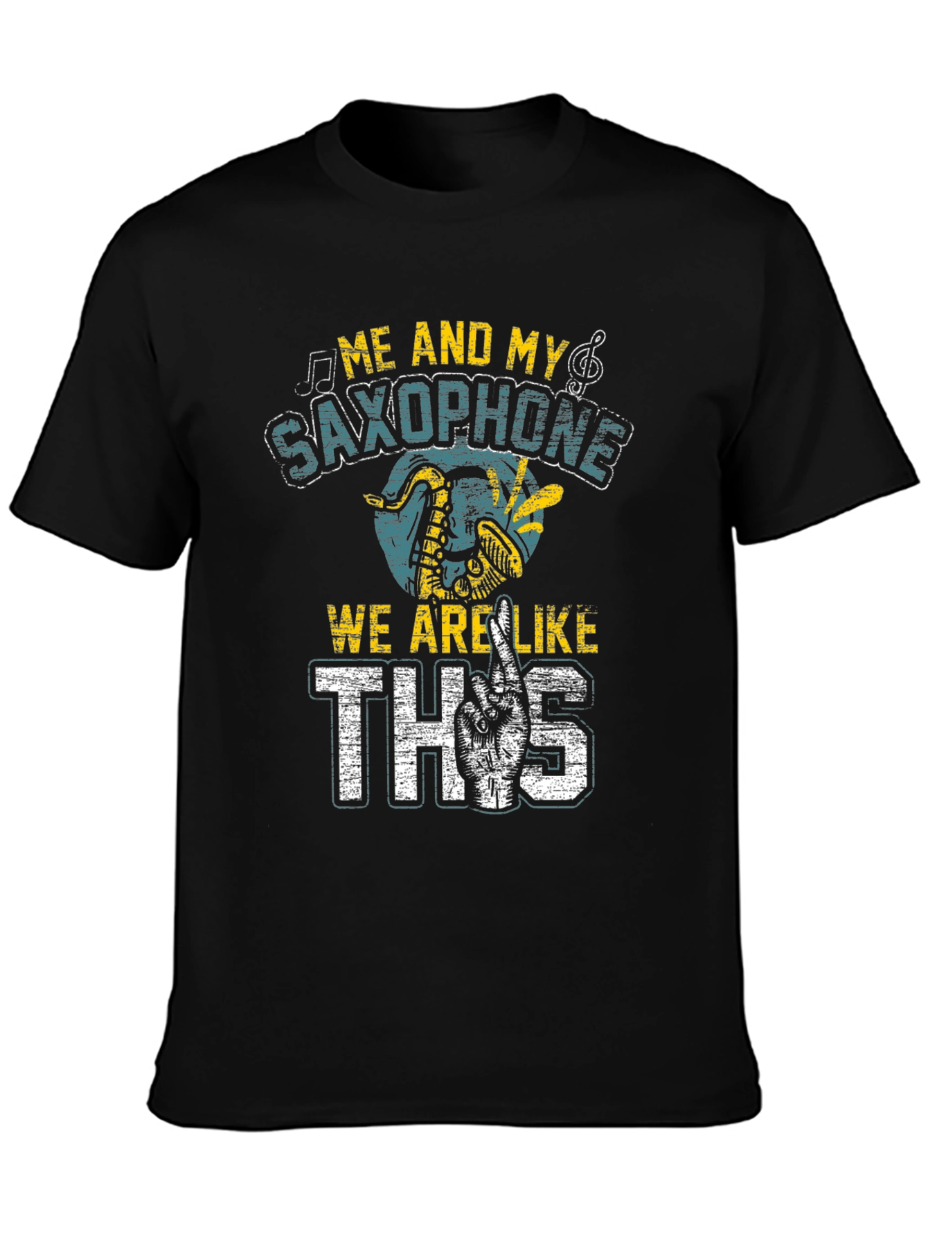 Saxophone Music Lover Graphic T-Shirt