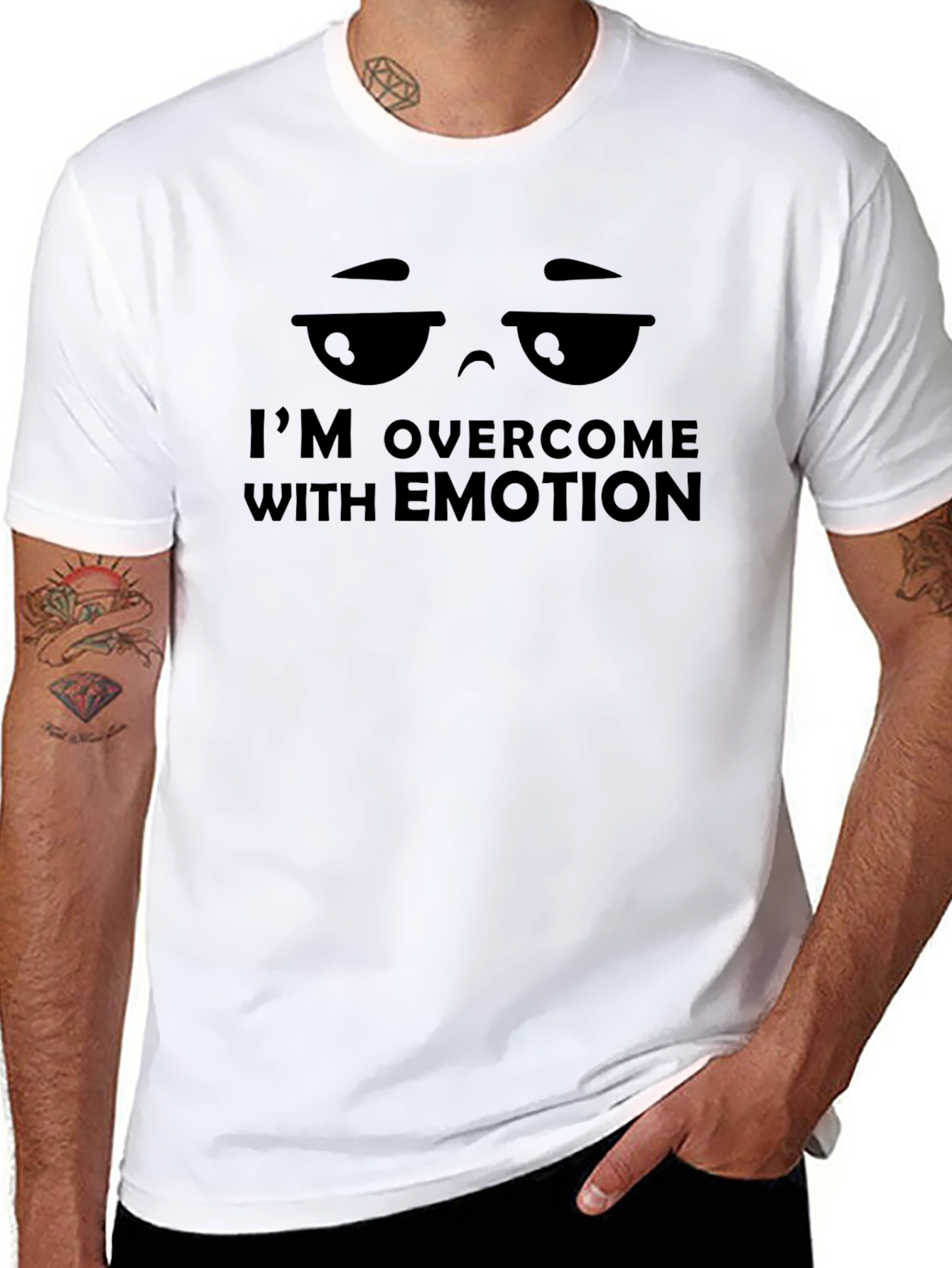 Im Overcome with Emotion Graphic Tee