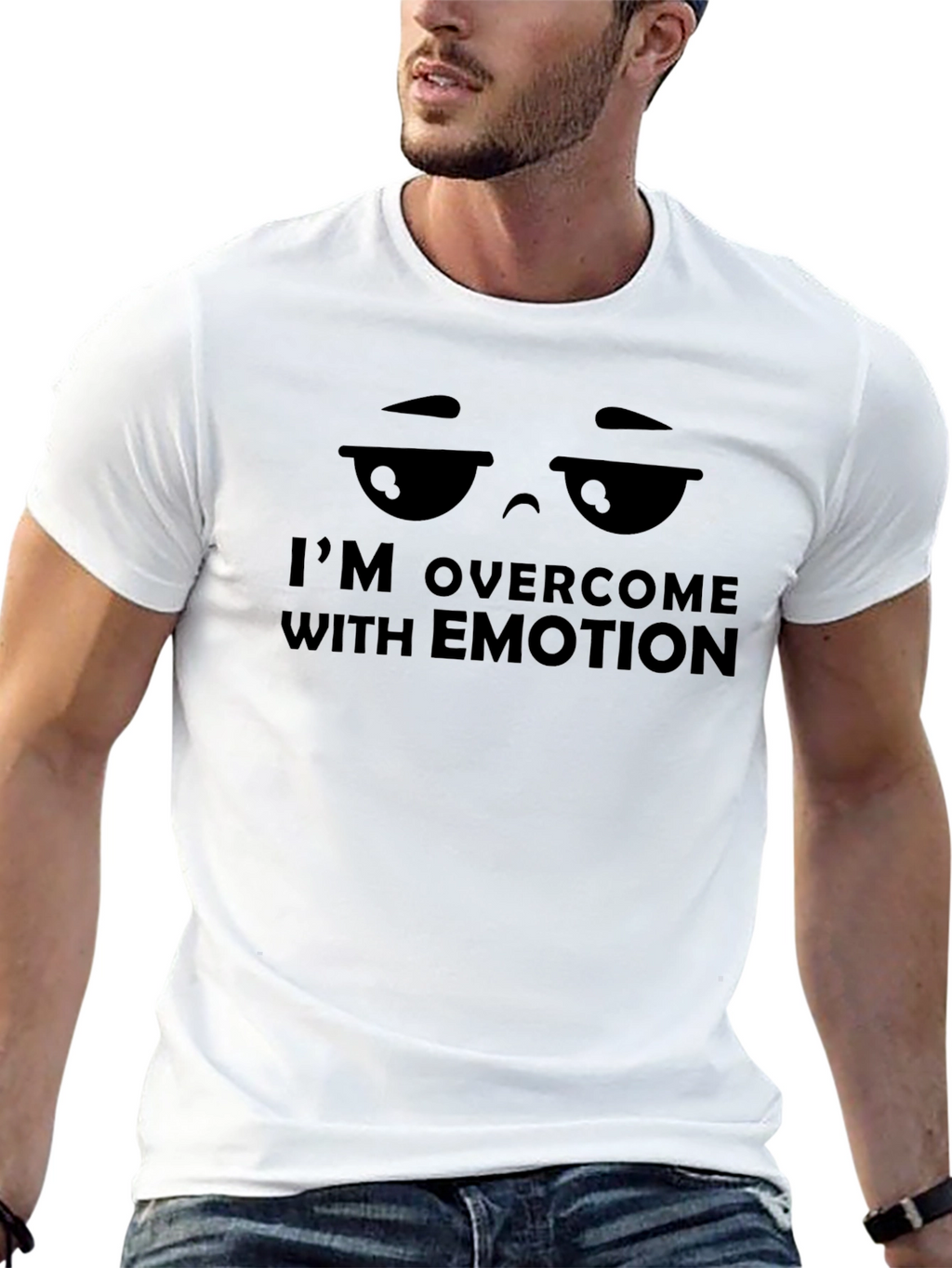 Im Overcome with Emotion Graphic Tee