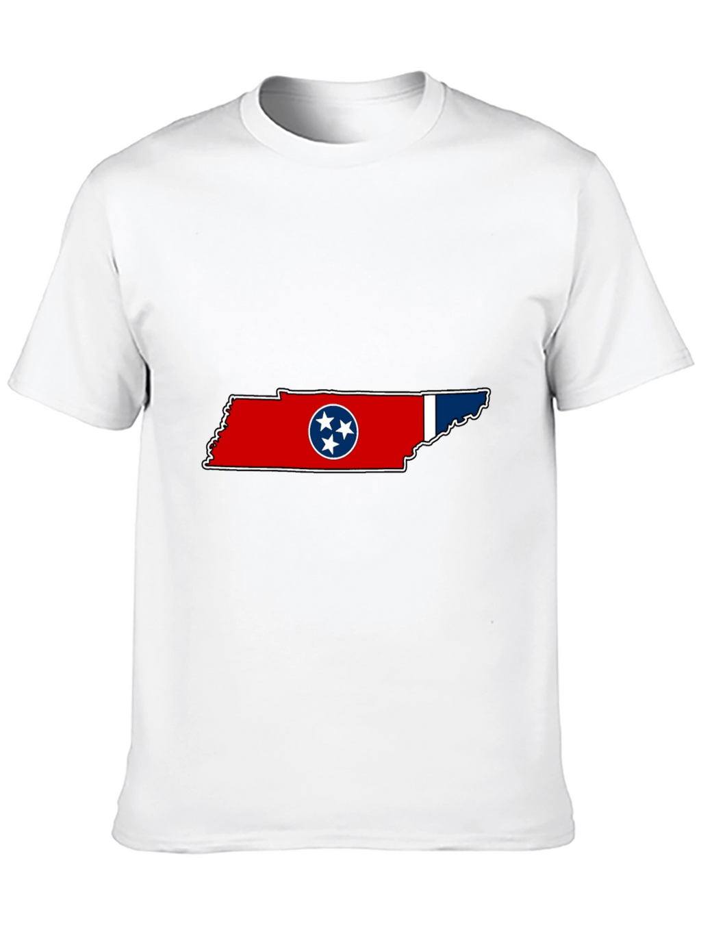 Tennessee Flag Graphic Black T-Shirt