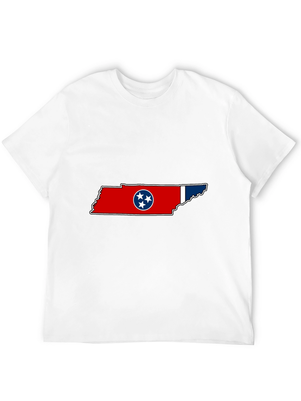Tennessee Flag Graphic Black T-Shirt