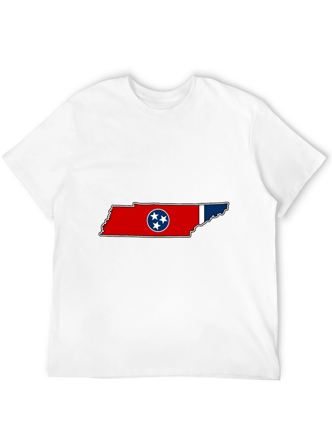 Tennessee Flag Graphic Black T-Shirt