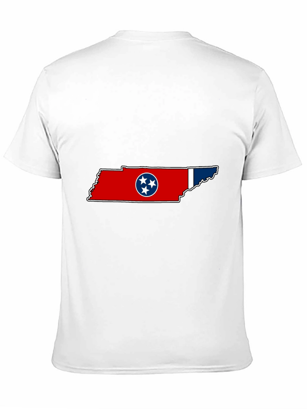 Tennessee Flag Graphic Black T-Shirt