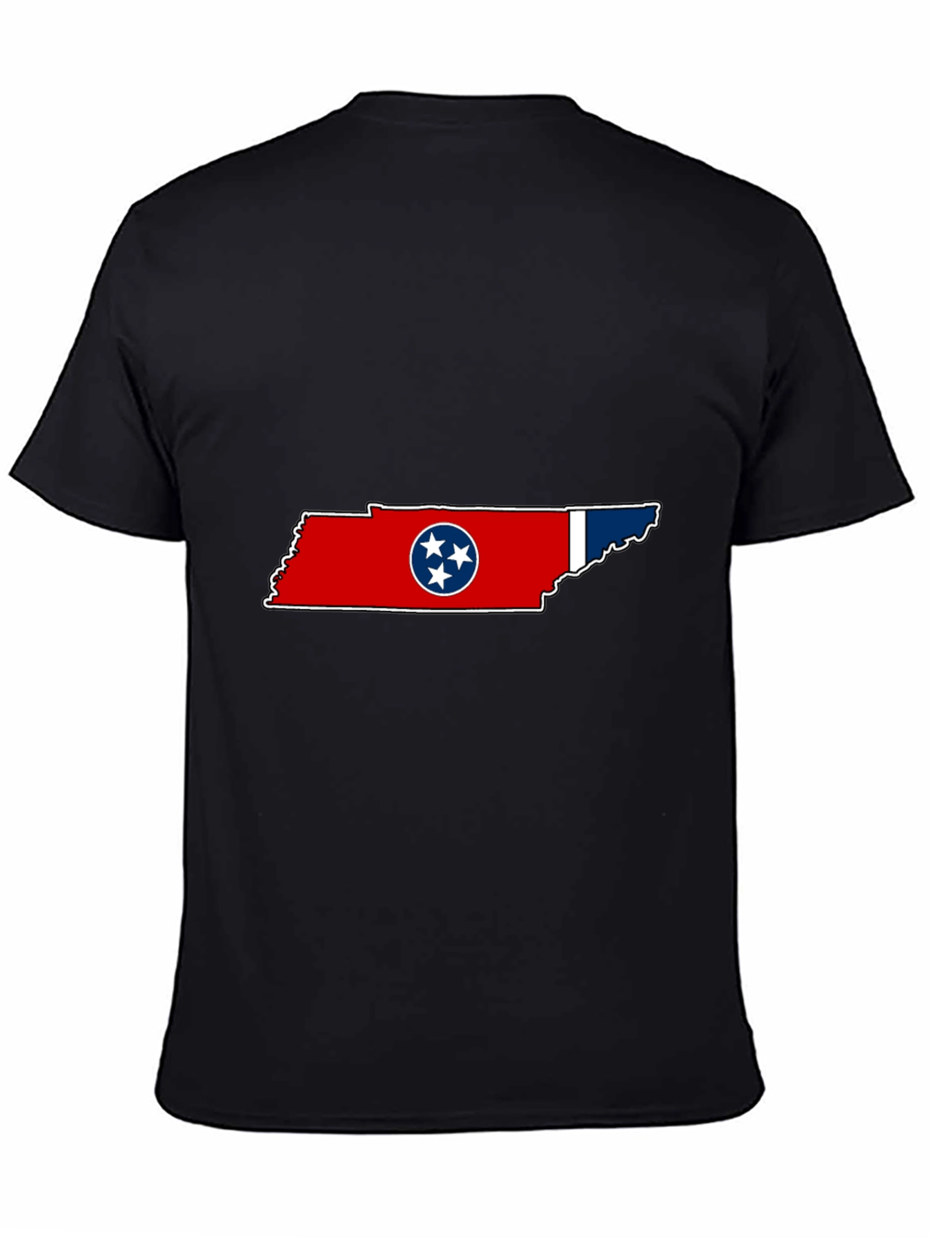 Tennessee Flag Graphic Black T-Shirt